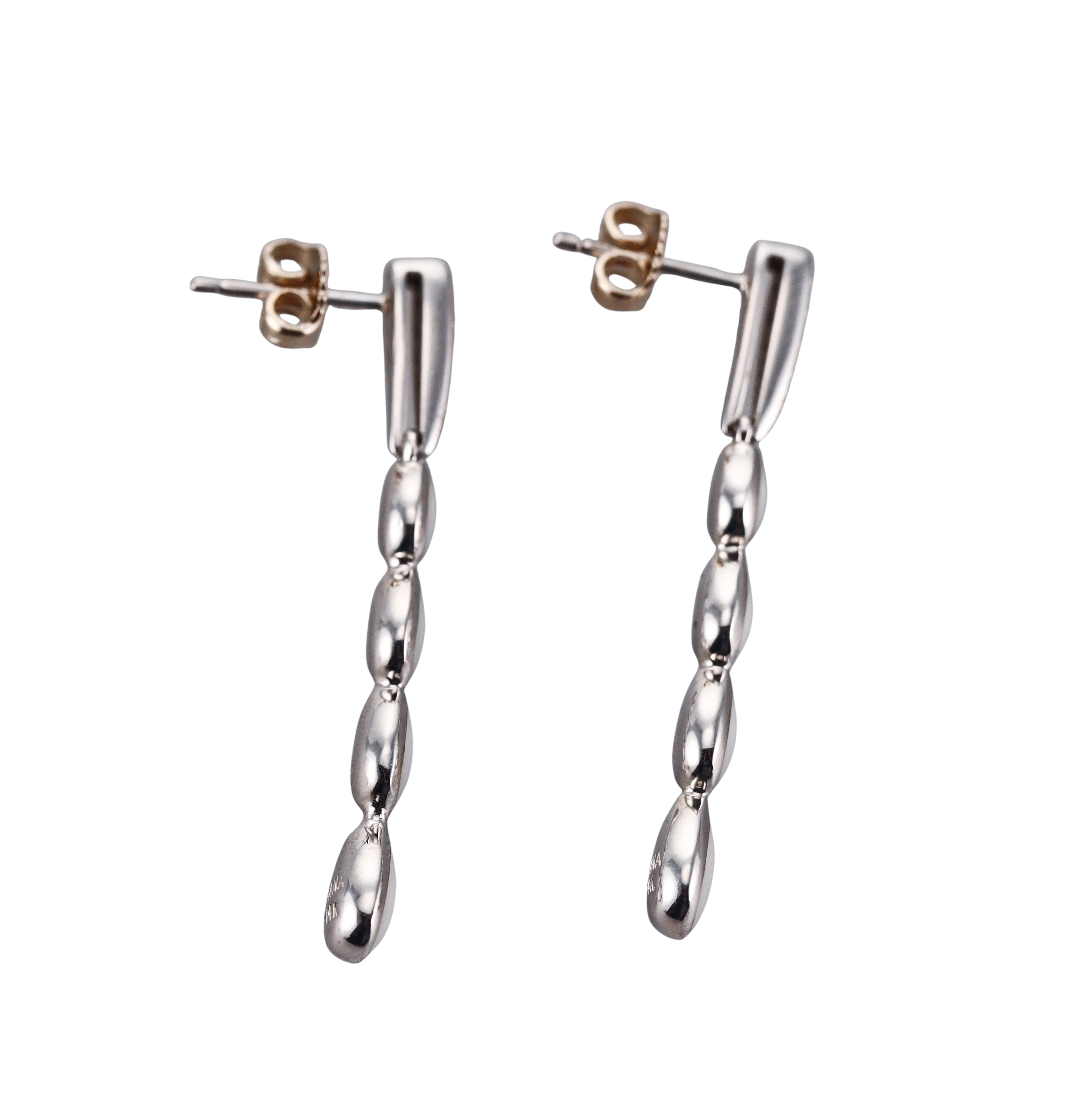 Kabana 14K White Gold Mother of Pearl Diamond Drop Earrings