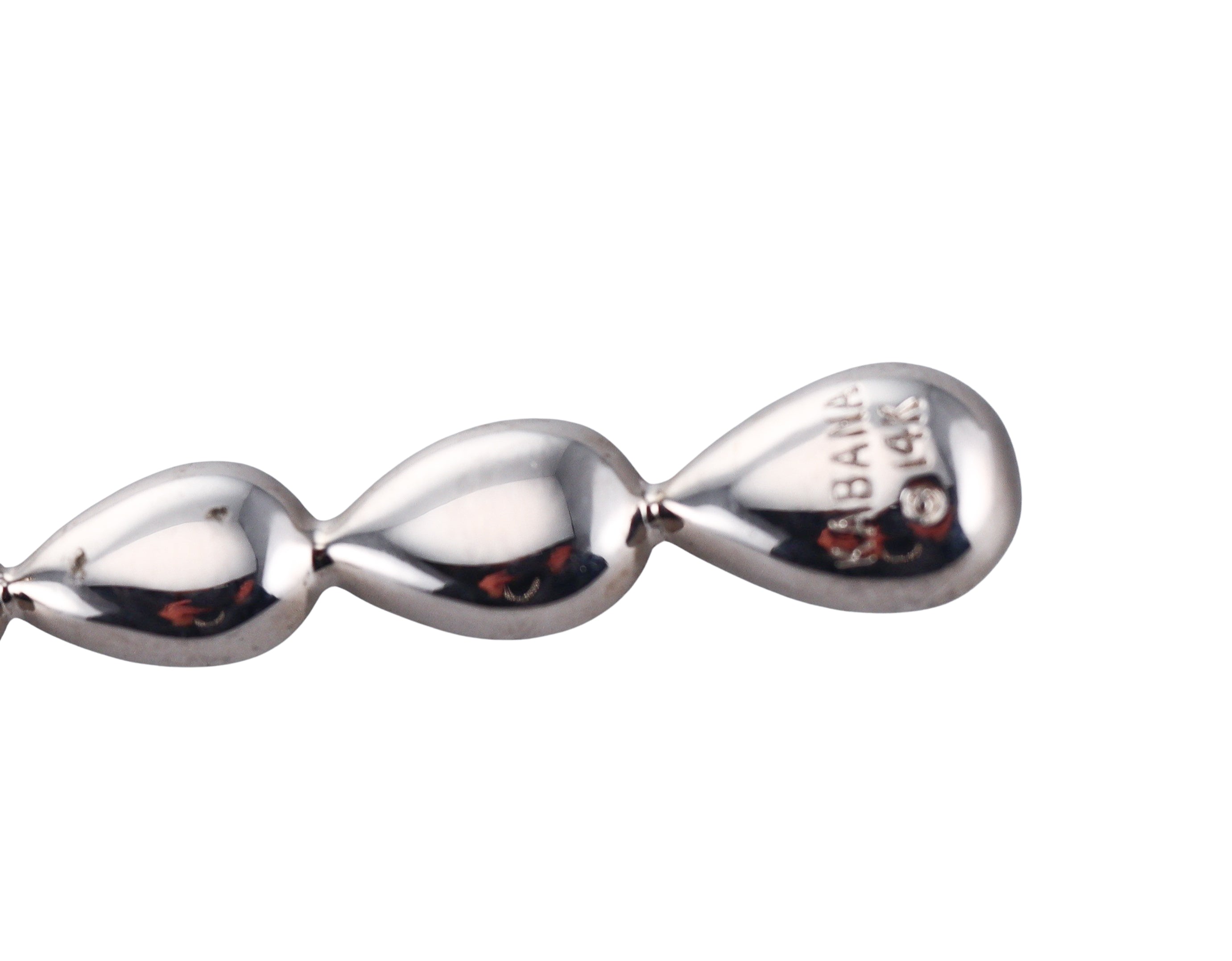 Kabana 14K White Gold Mother of Pearl Diamond Drop Earrings