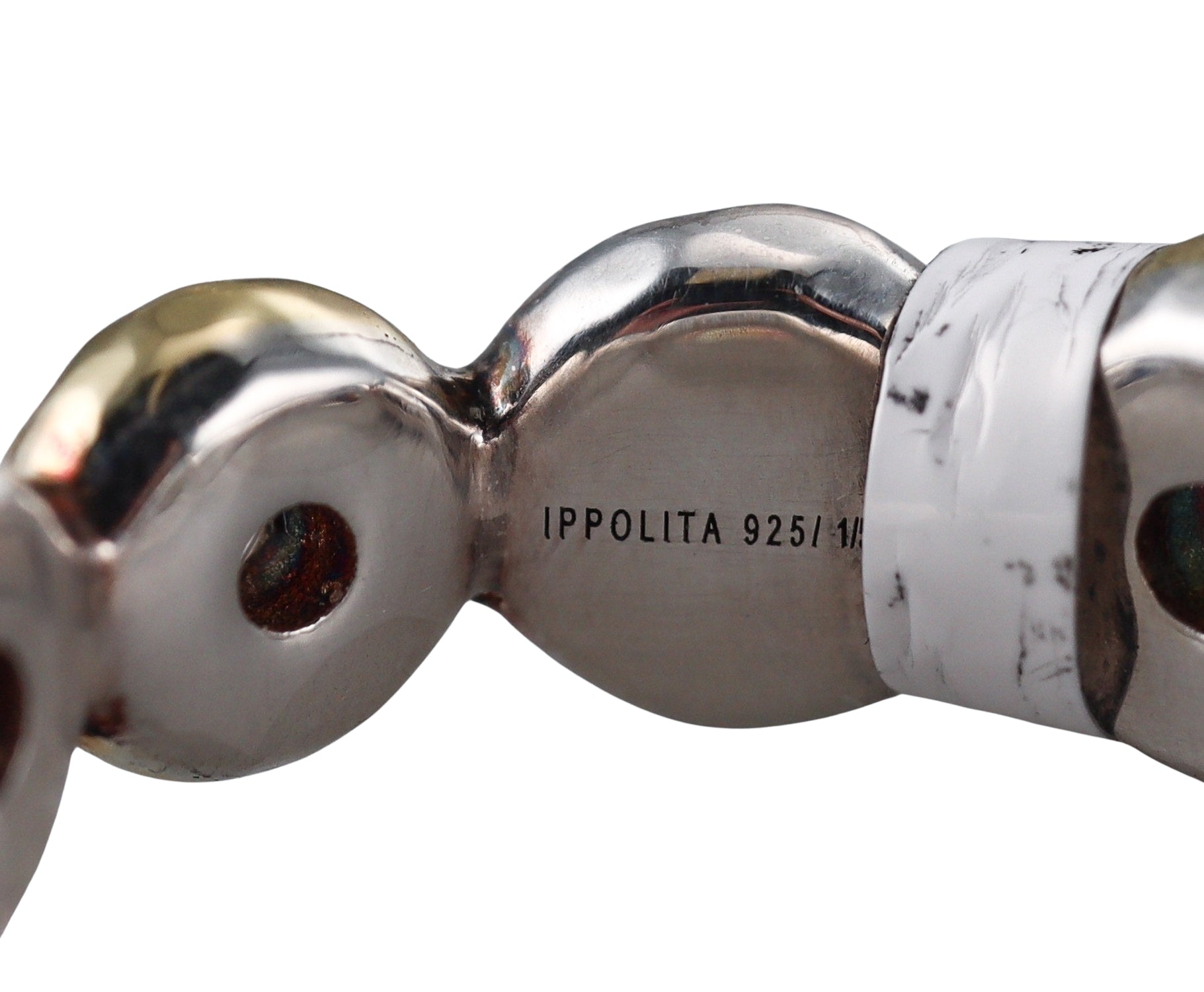 Ippolita Chimera 18k Gold Sterling Silver Diamond Band Ring