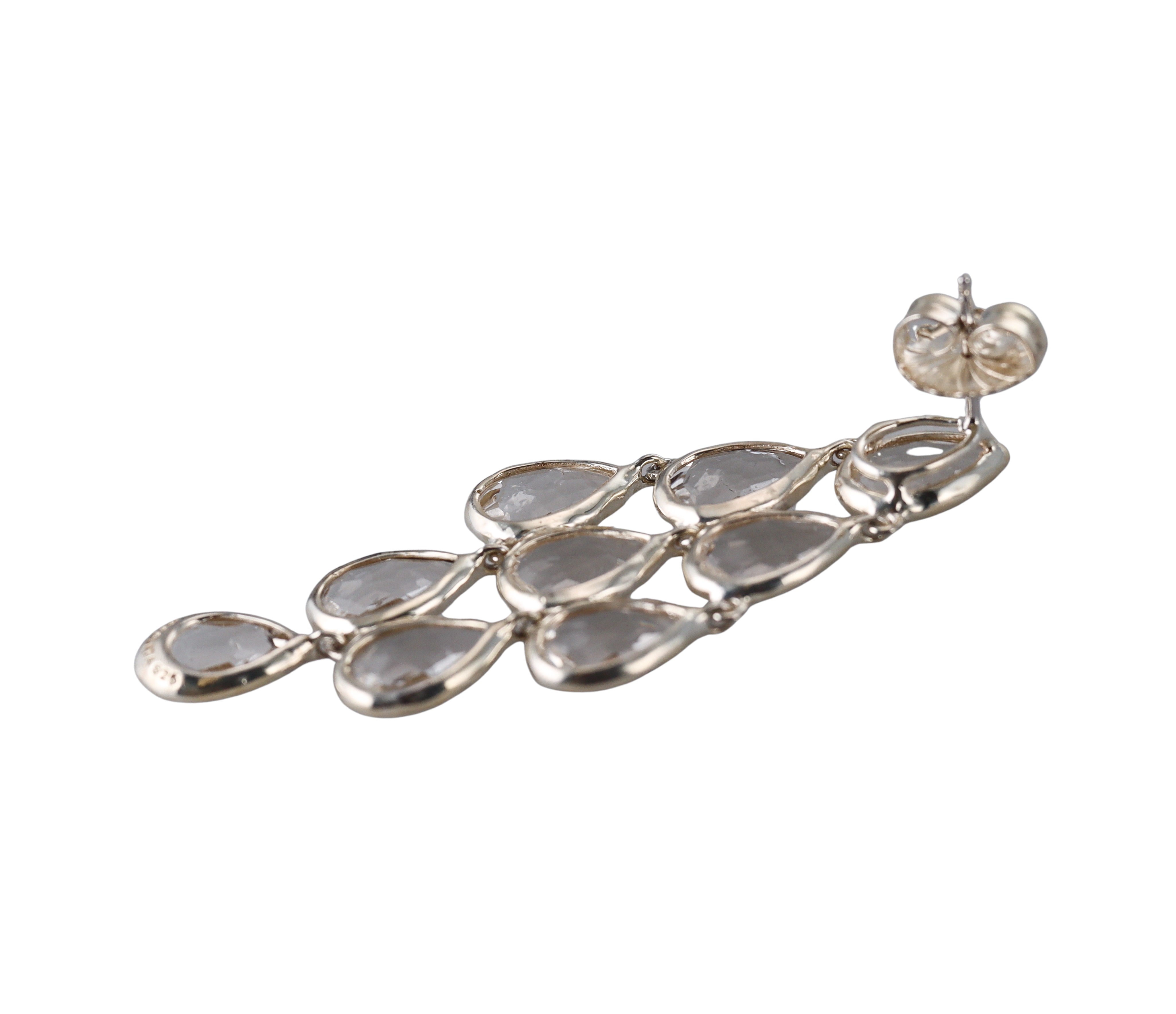 Ippolita Rock Candy Sterling Silver Quartz Chandelier Earrings