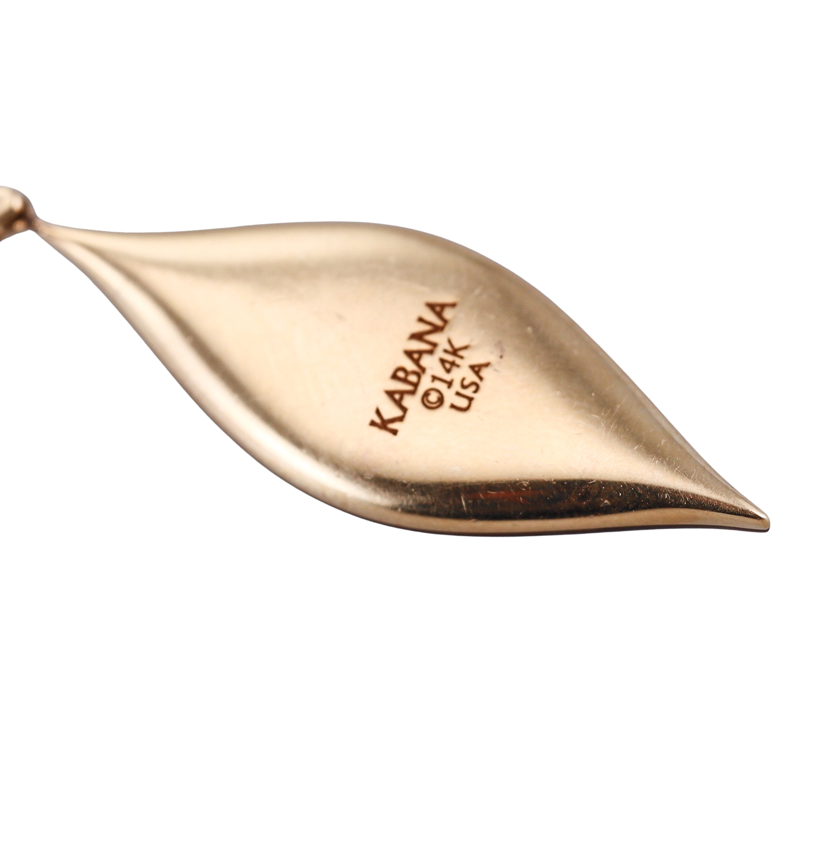 Kabana 14K Yellow Gold Mother of Pearl Diamond Drop Earrings