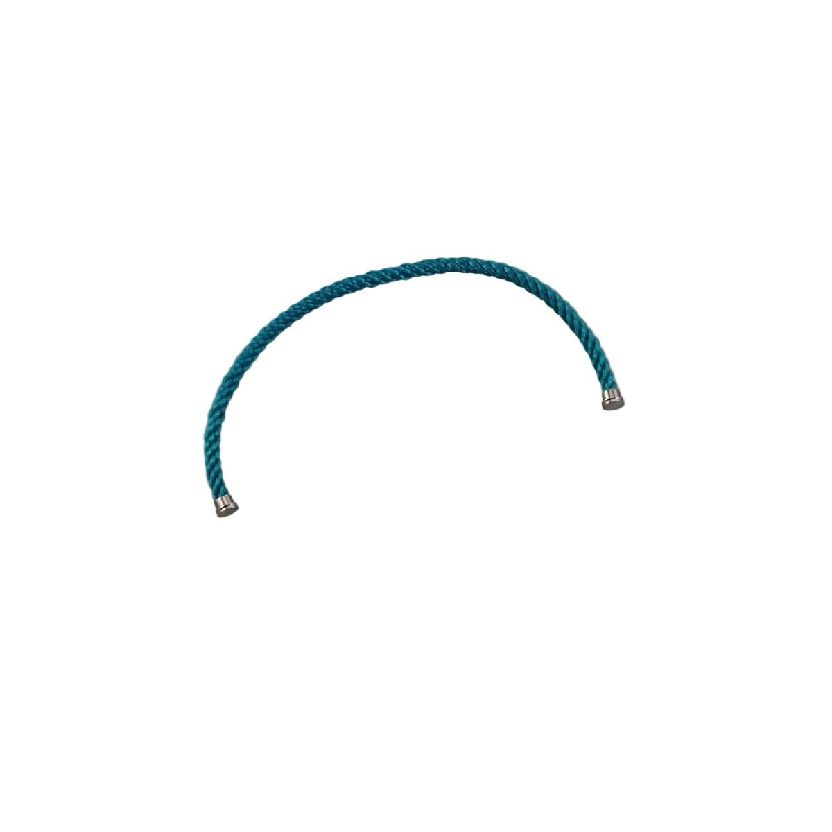 Fred Force 10 Bracelet Turquoise Blue Cable Extra Large GM QA-1754