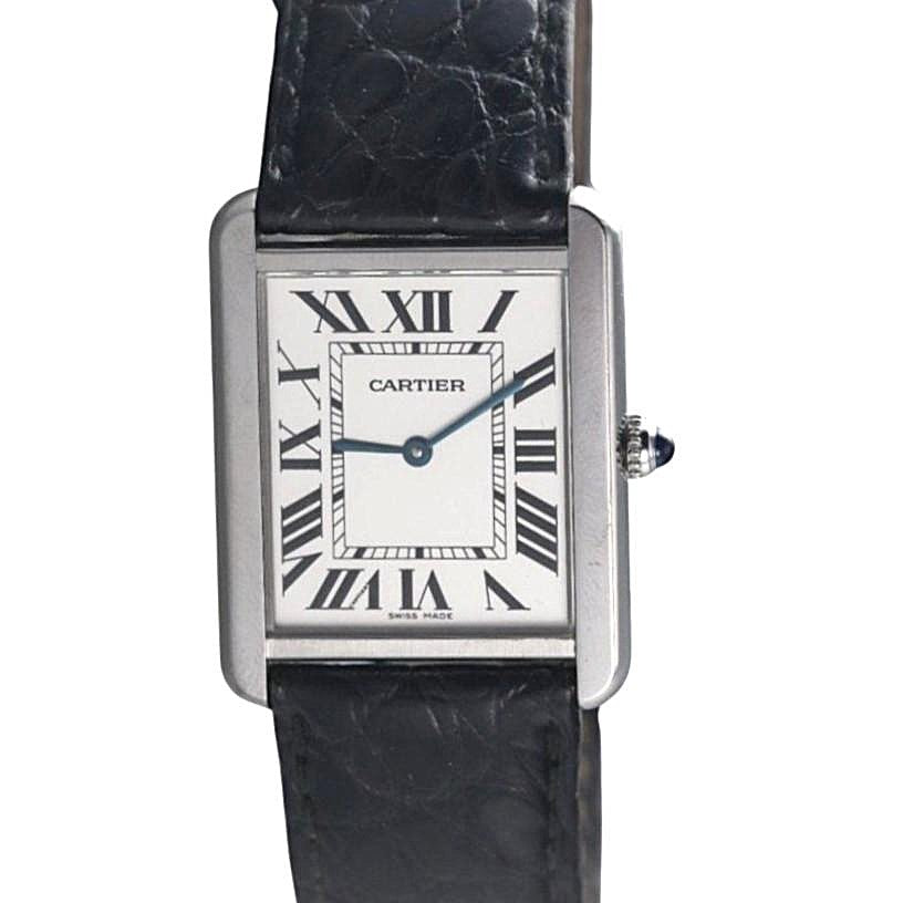 Cartier Tank Solo Large Model Steel Watch W1018355