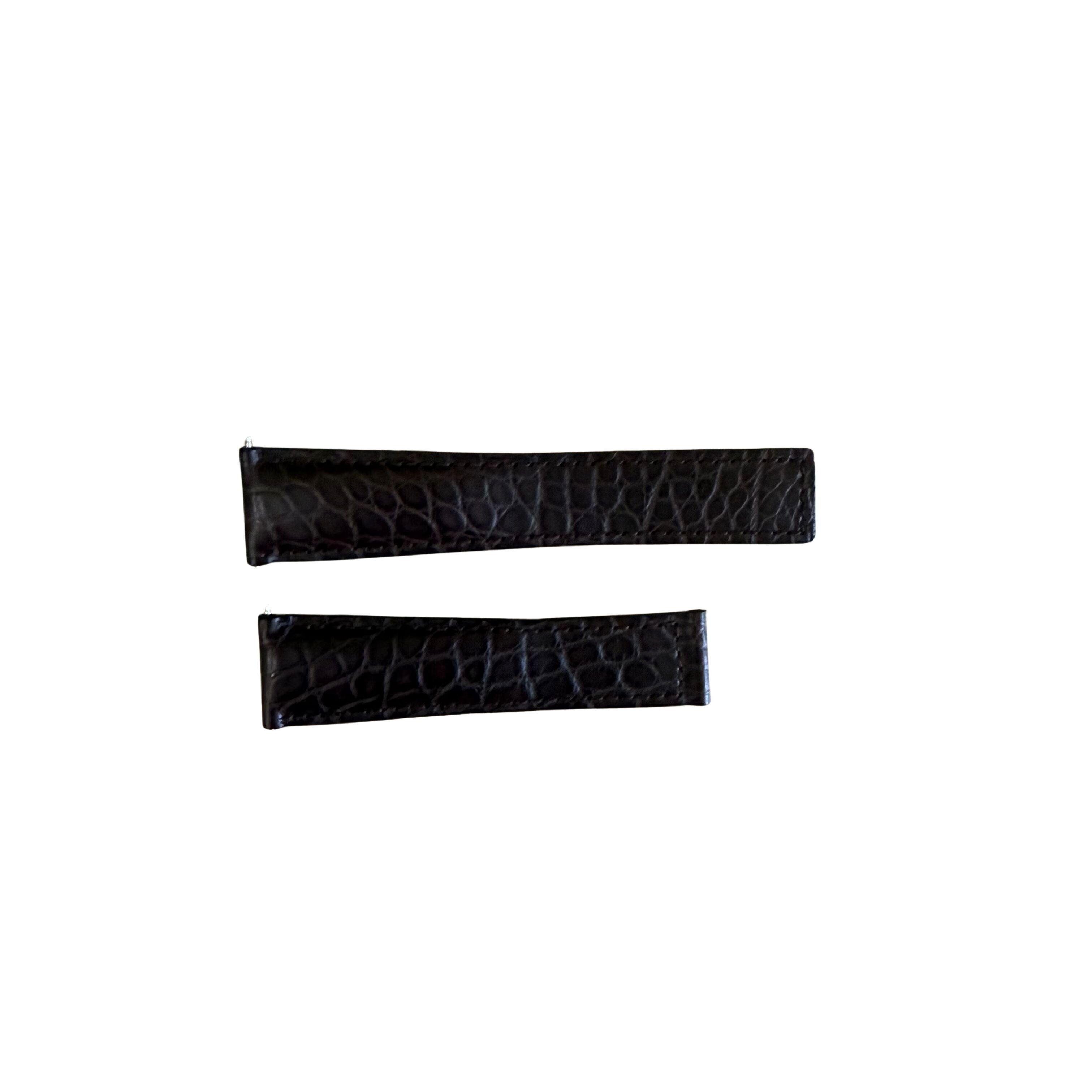 Authentic TAG Heuer Matte Brown Crocodile Watch Strap Band 22mm