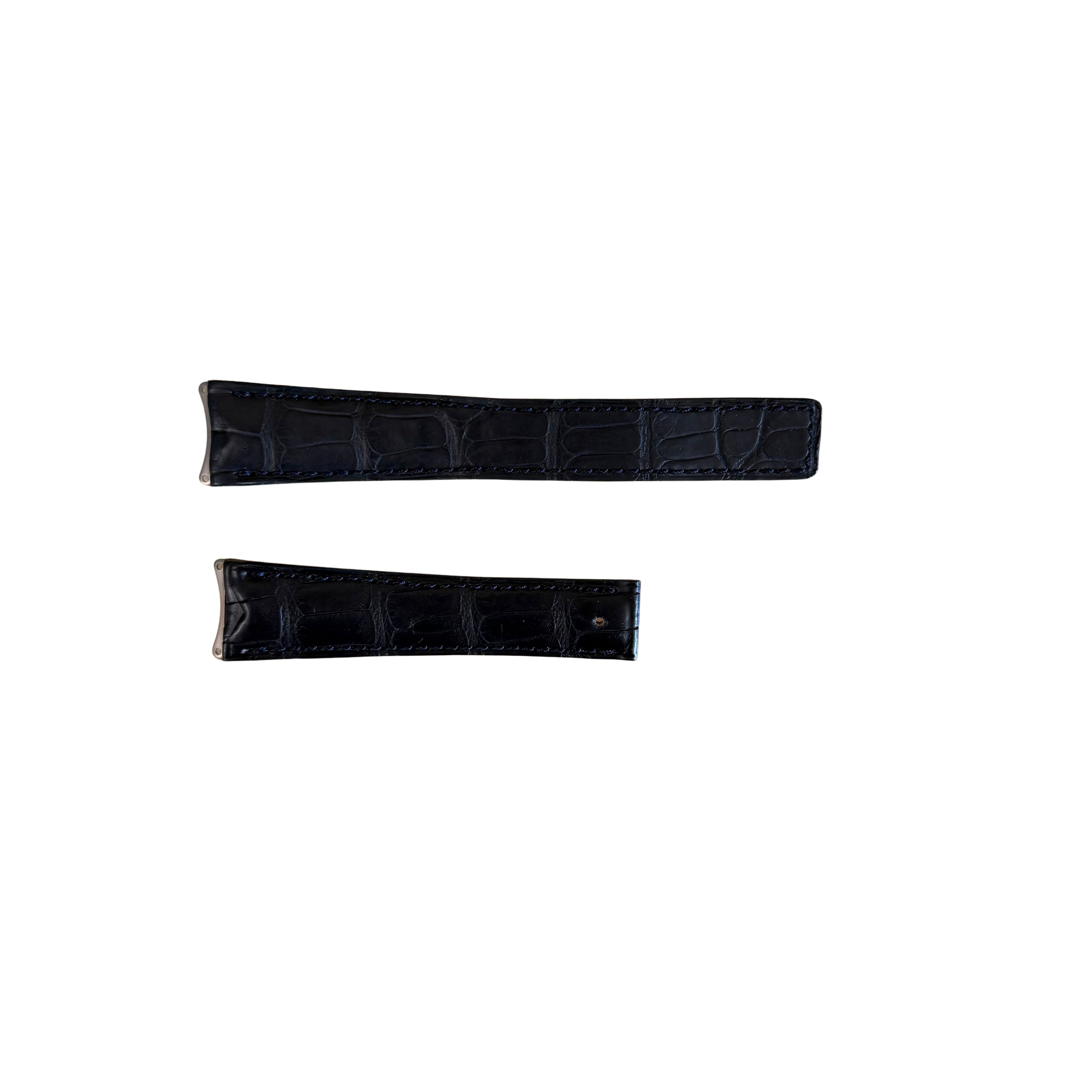 Authentic TAGHeuer Blue Crocodile Watch Strap Band 20mm