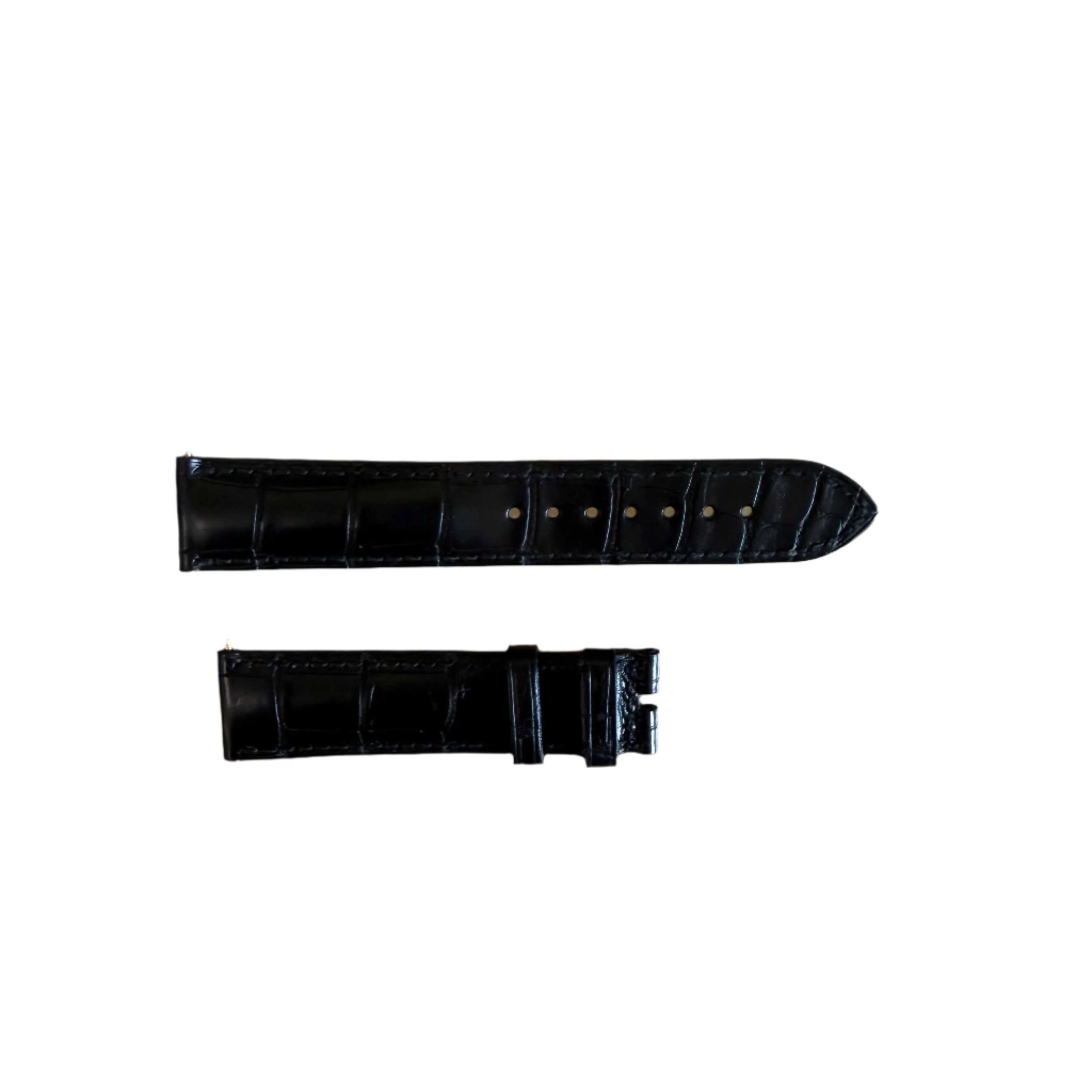 Authentic TAG Heuer Black Crocodile Watch Strap Band 19mm