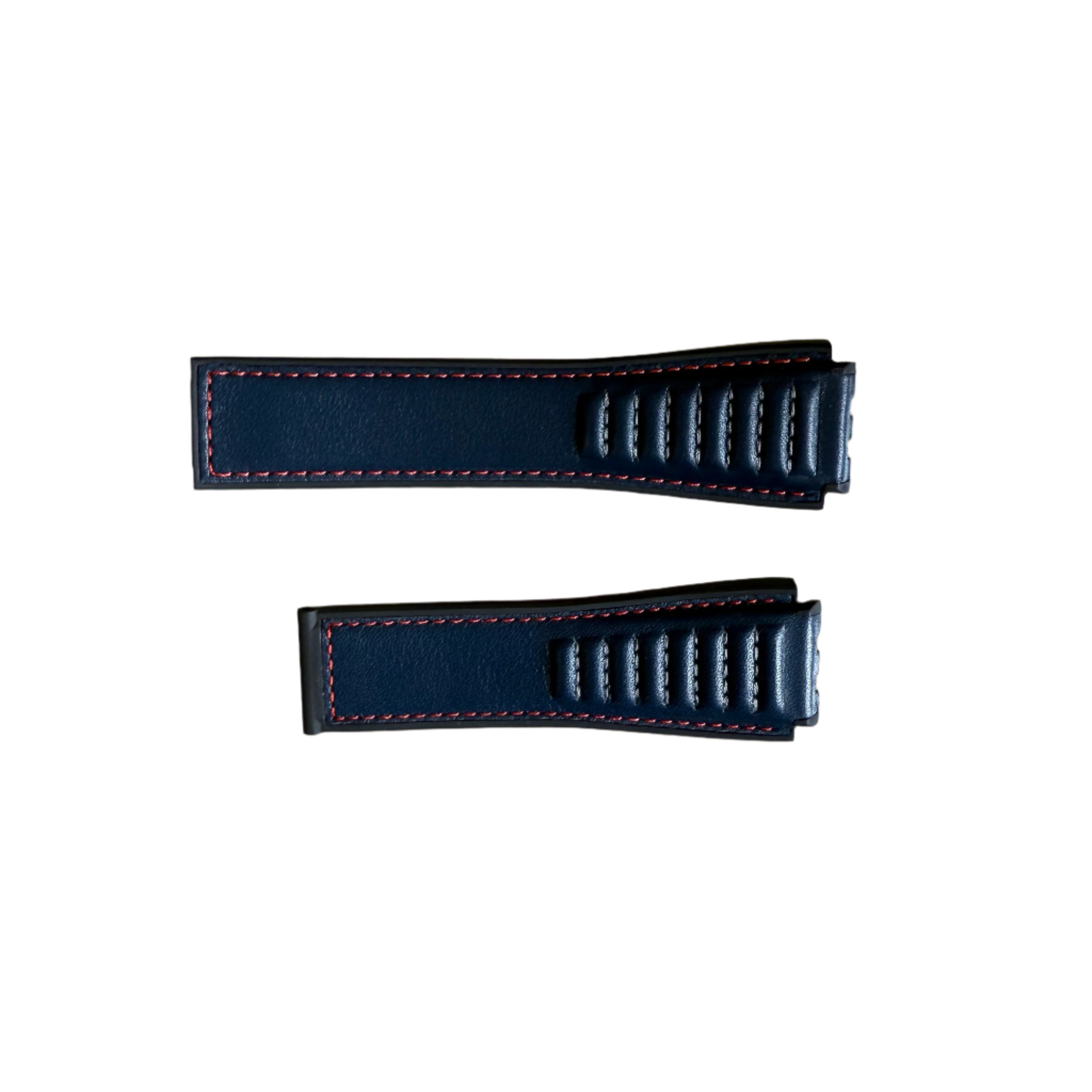 Authentic TAG Heuer Carrera Calibre 01 Red Bull Blue Leather Rubber Watch Strap Band