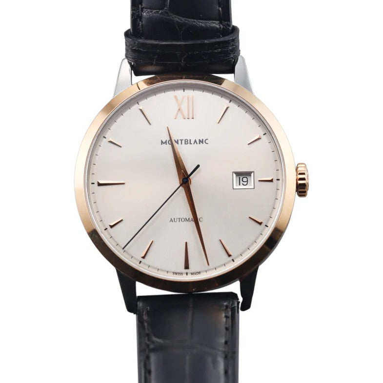 Montblanc Meisterstuck Heritage Silver Dial Automatic Watch 111624