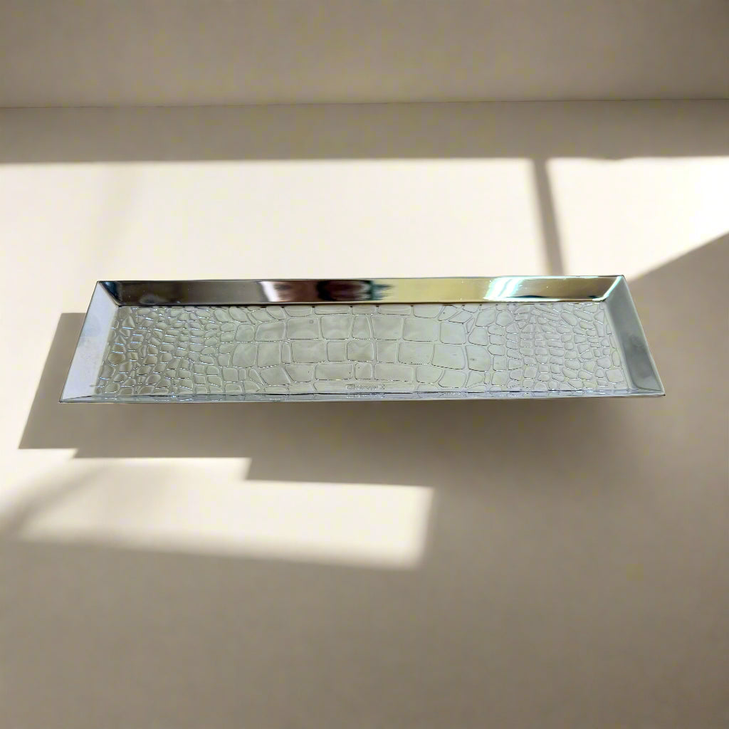 Christofle x Saint Laurent Croco D'argent Pencil Tray 4254485
