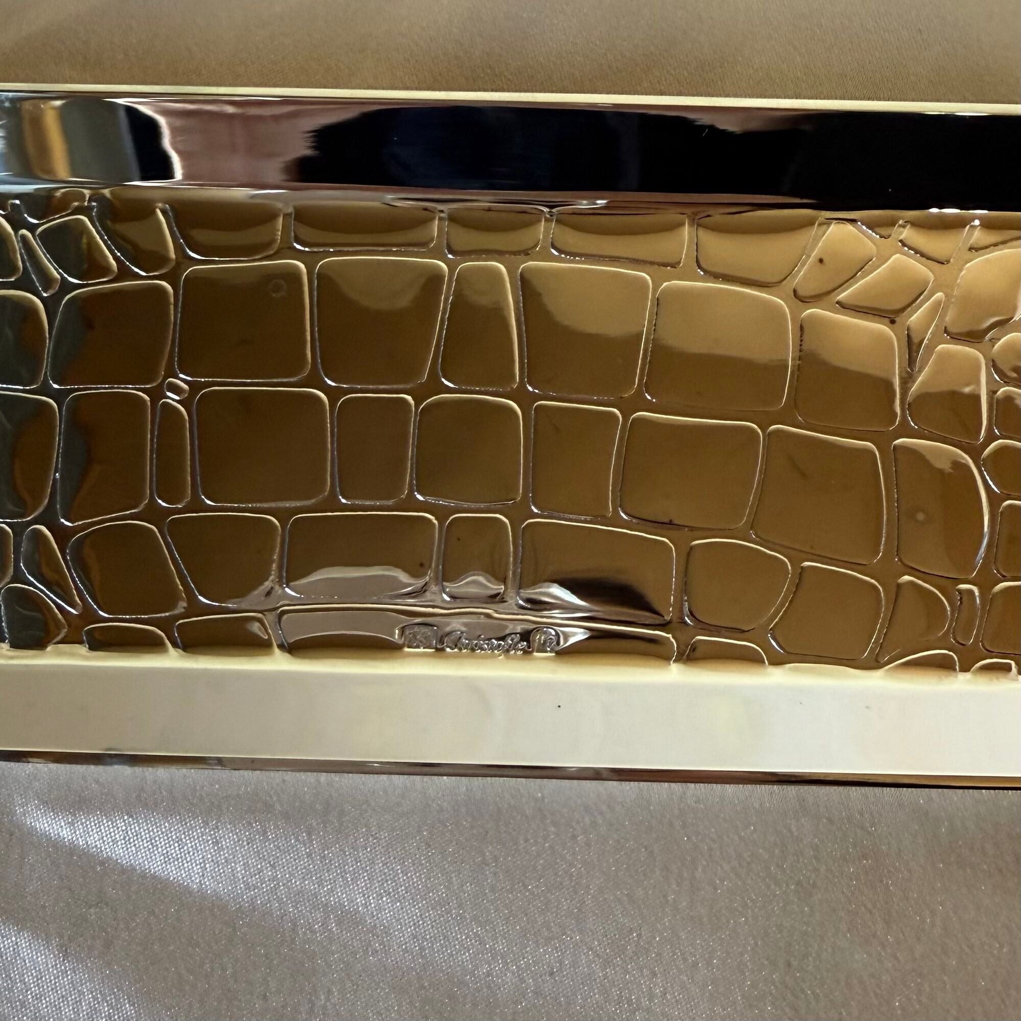 Christofle x Saint Laurent Croco D'argent Pencil Tray 4254485