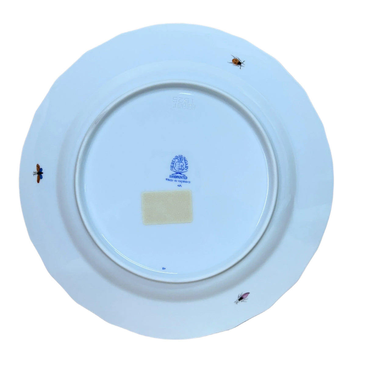 Herend Porcelain Rothschild Bird Dinner Plate 1525-0-00/RO-8