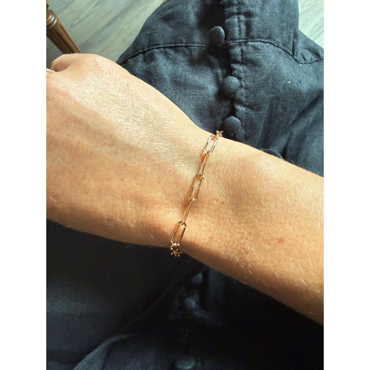 Gucci Link To Love 18K Gold Chain Bracelet Size 20