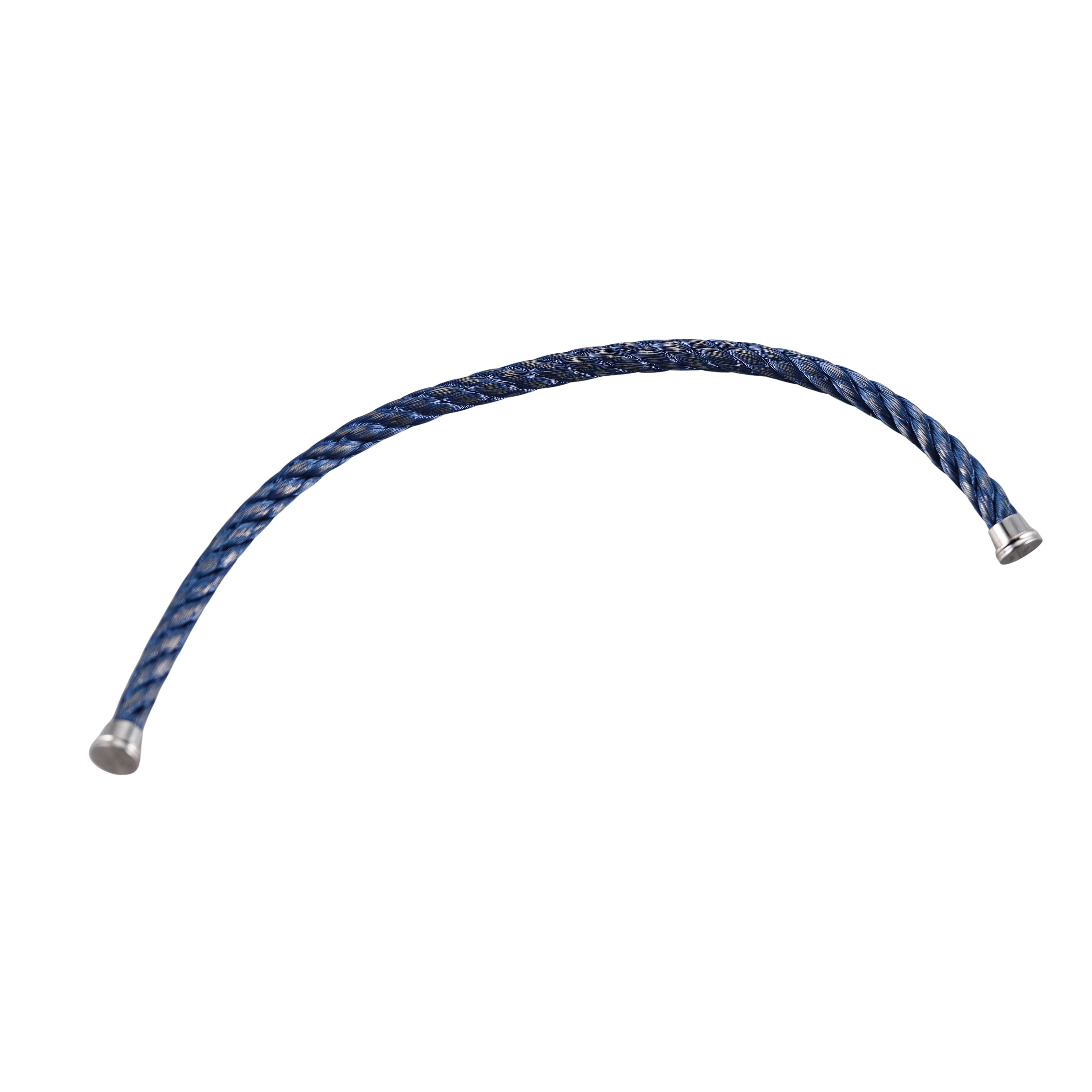 Fred Force 10 Bracelet Blue with Silver Cable Large QA-1728