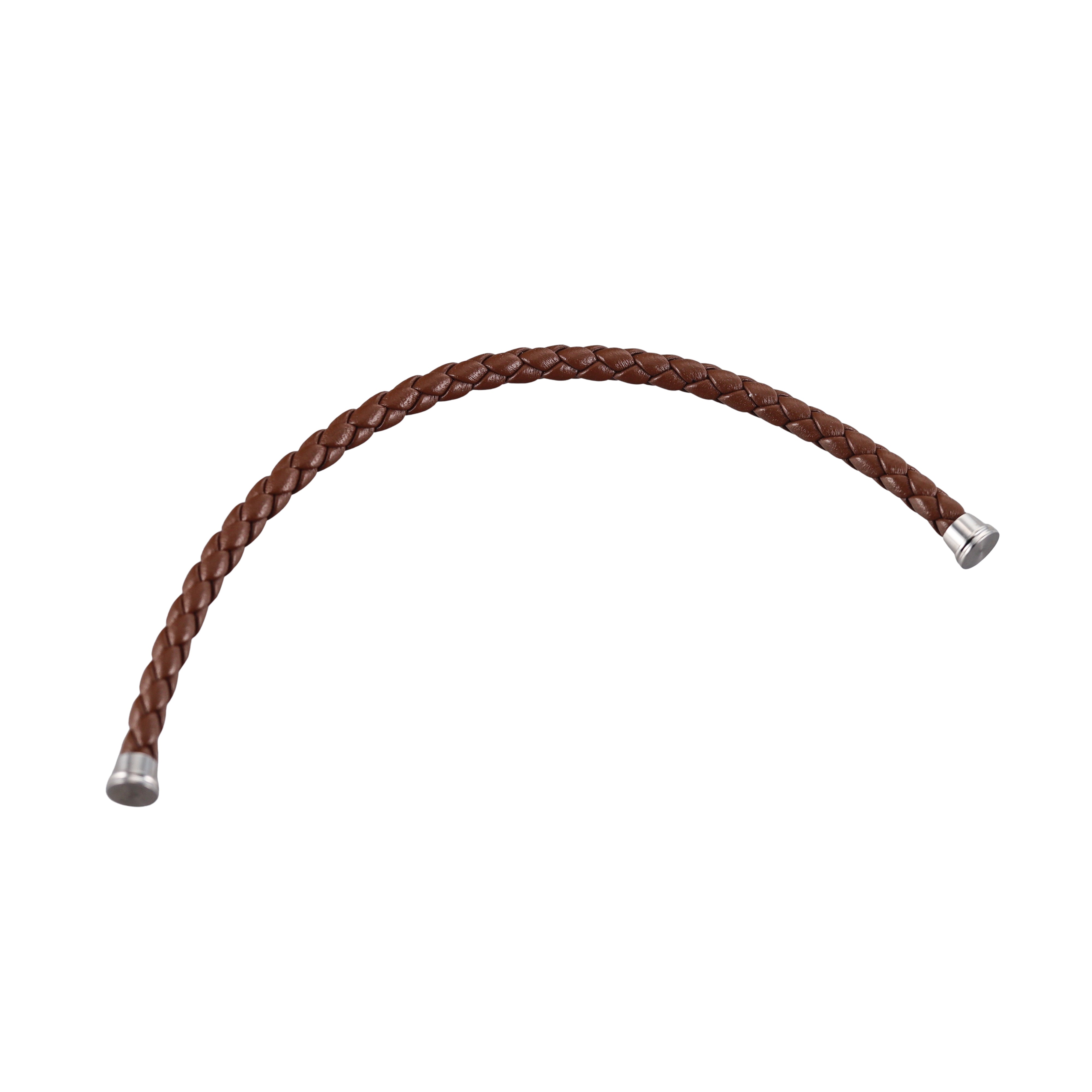 Fred Force 10 Bracelet Dark Brown Leather Cable Large QA-1752