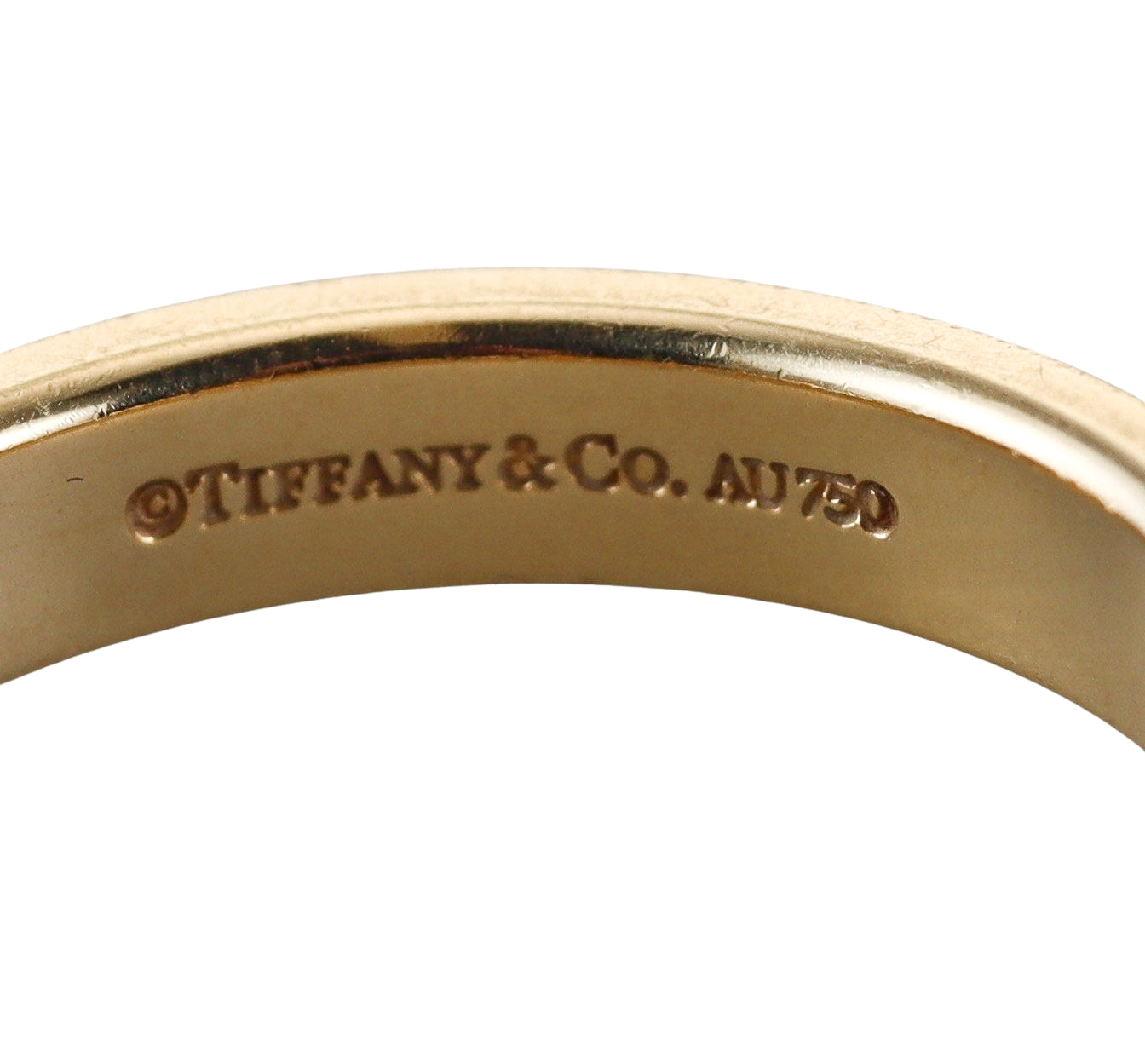 Tiffany & Co 18k Diamond Band Ring