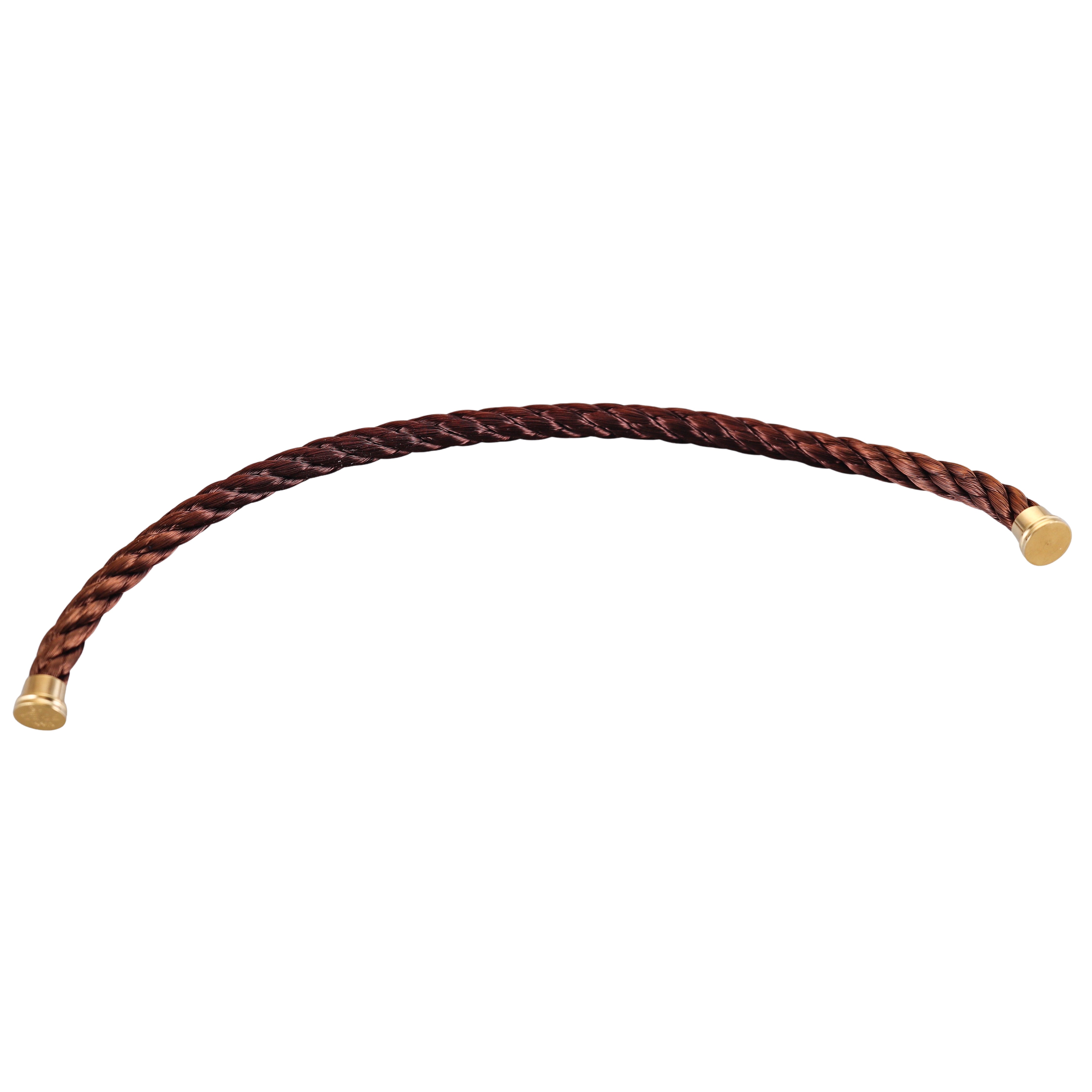 Fred Force 10 Bracelet Dark Brown Cable Large QA-1731