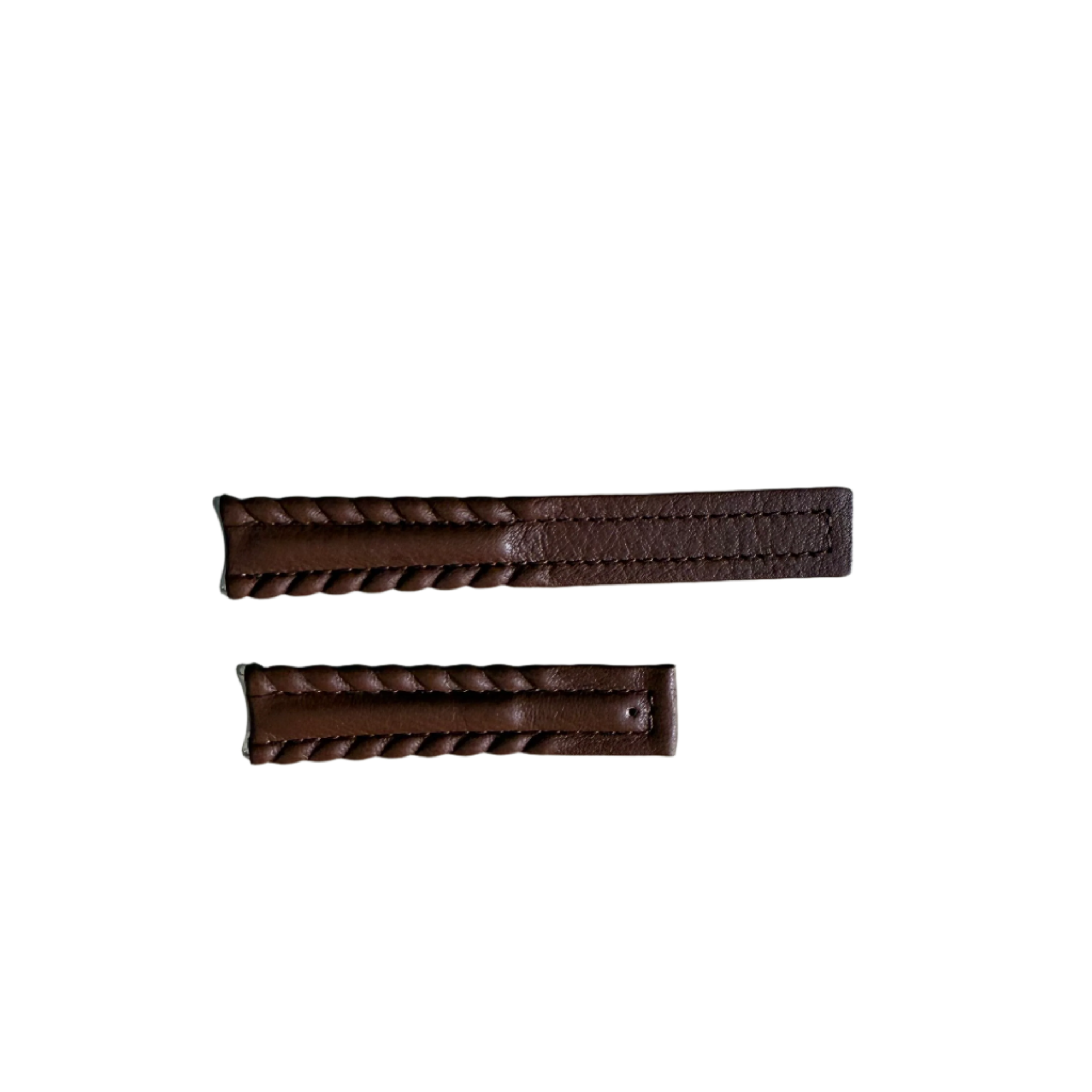 Authentic TAGHeuer Brown Leather Watch Strap Band 18mm FC6034