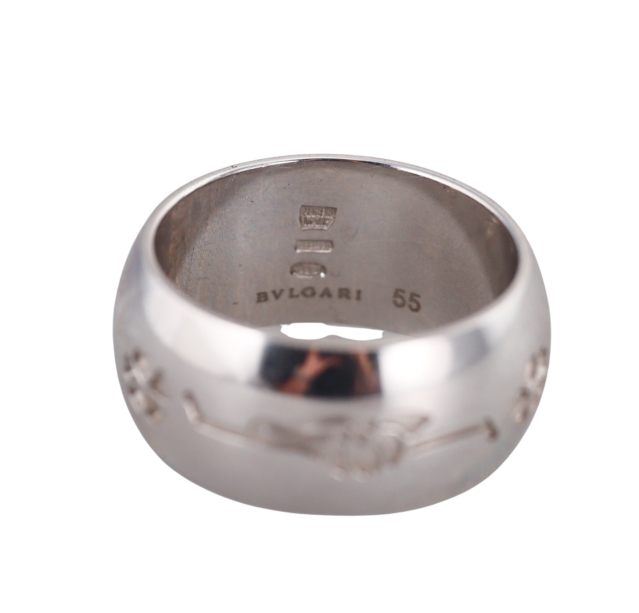 Bvlgari Bulgari Save the Children Sterling Silver Band Ring
