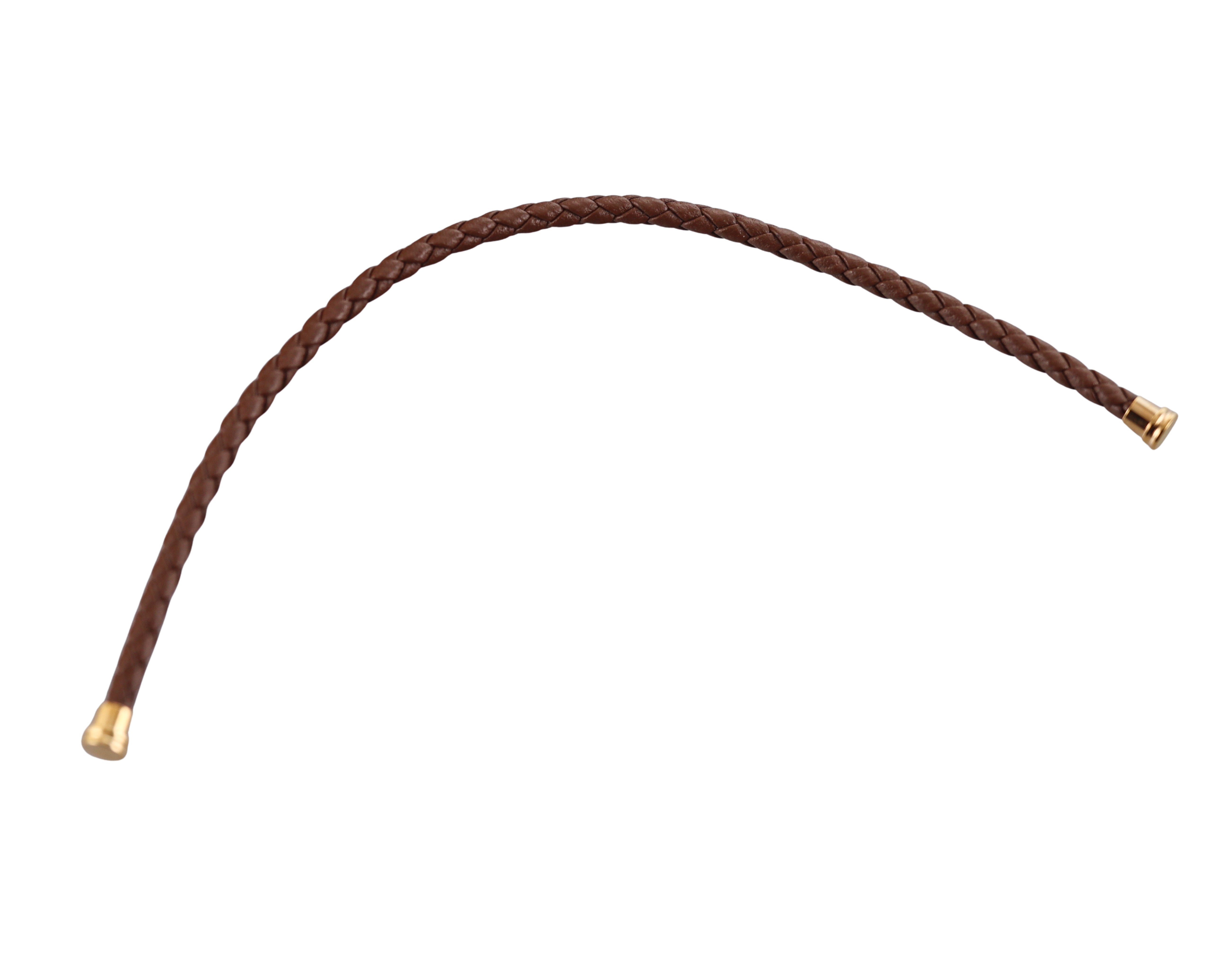 Fred Force 10 Bracelet Dark Brown Leather Cable Small QA-105