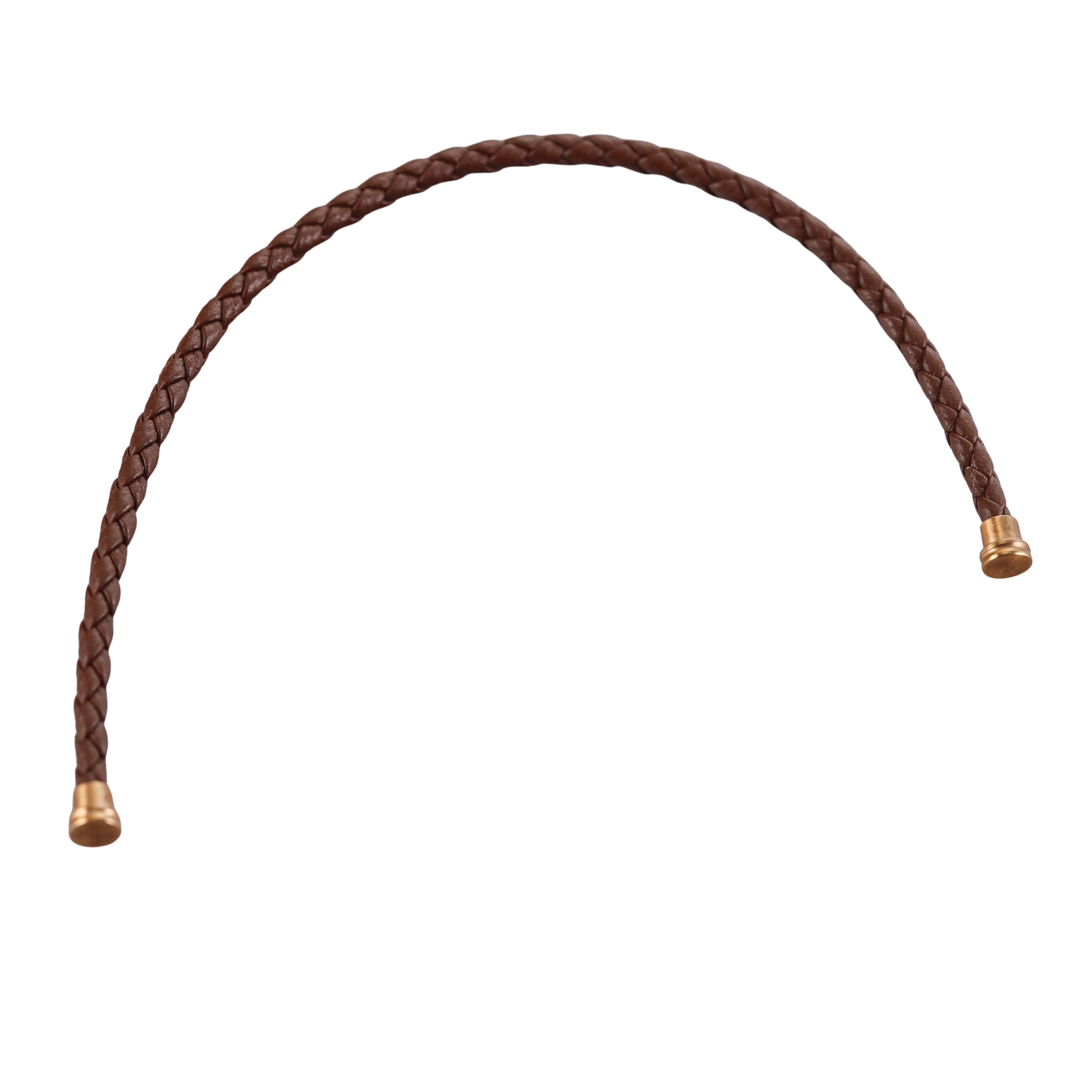 Fred Force 10 Bracelet Dark Brown Leather Cable Small QA-105