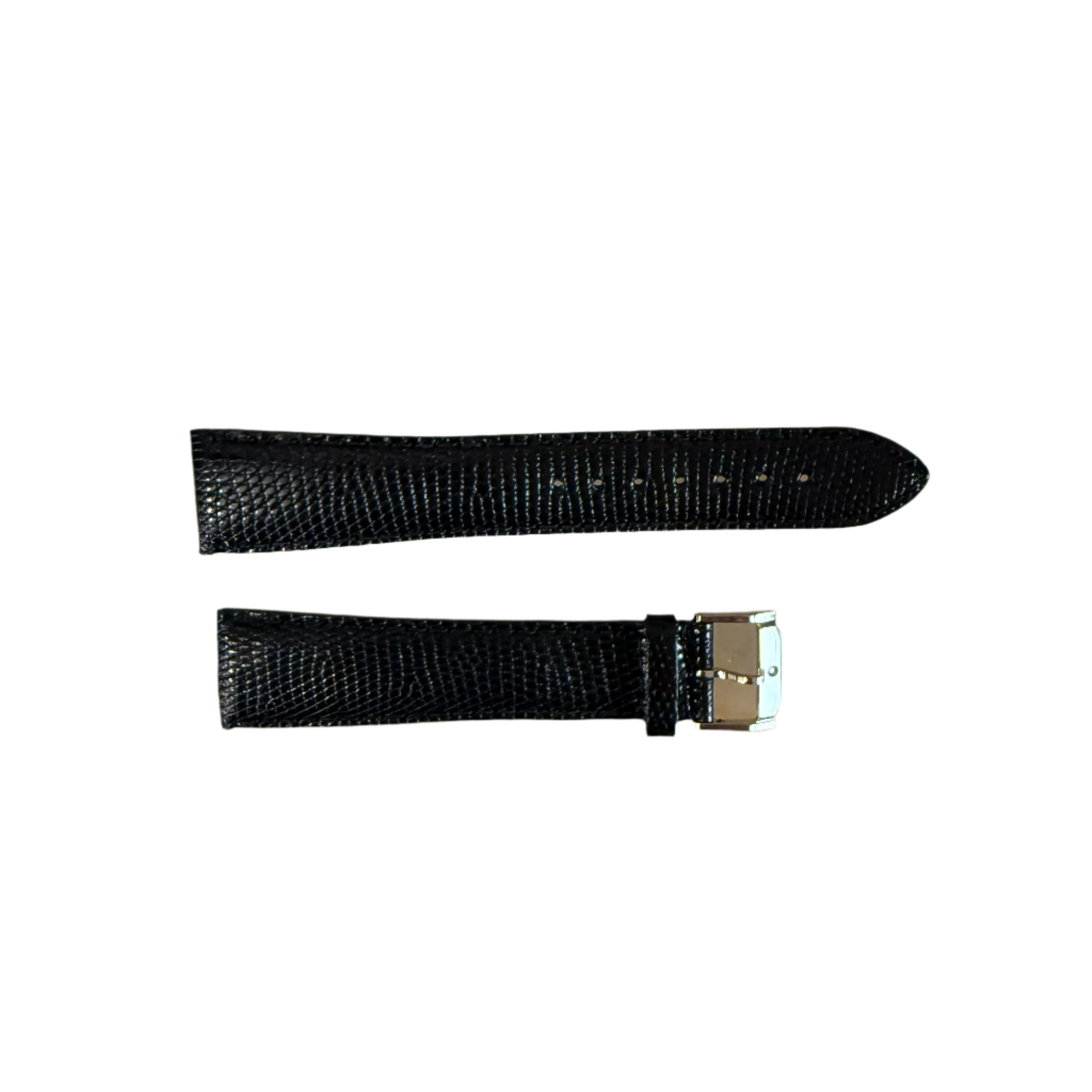 Authentic Movado Black Lizard Watch Strap Band 22mm with Buckle 2278