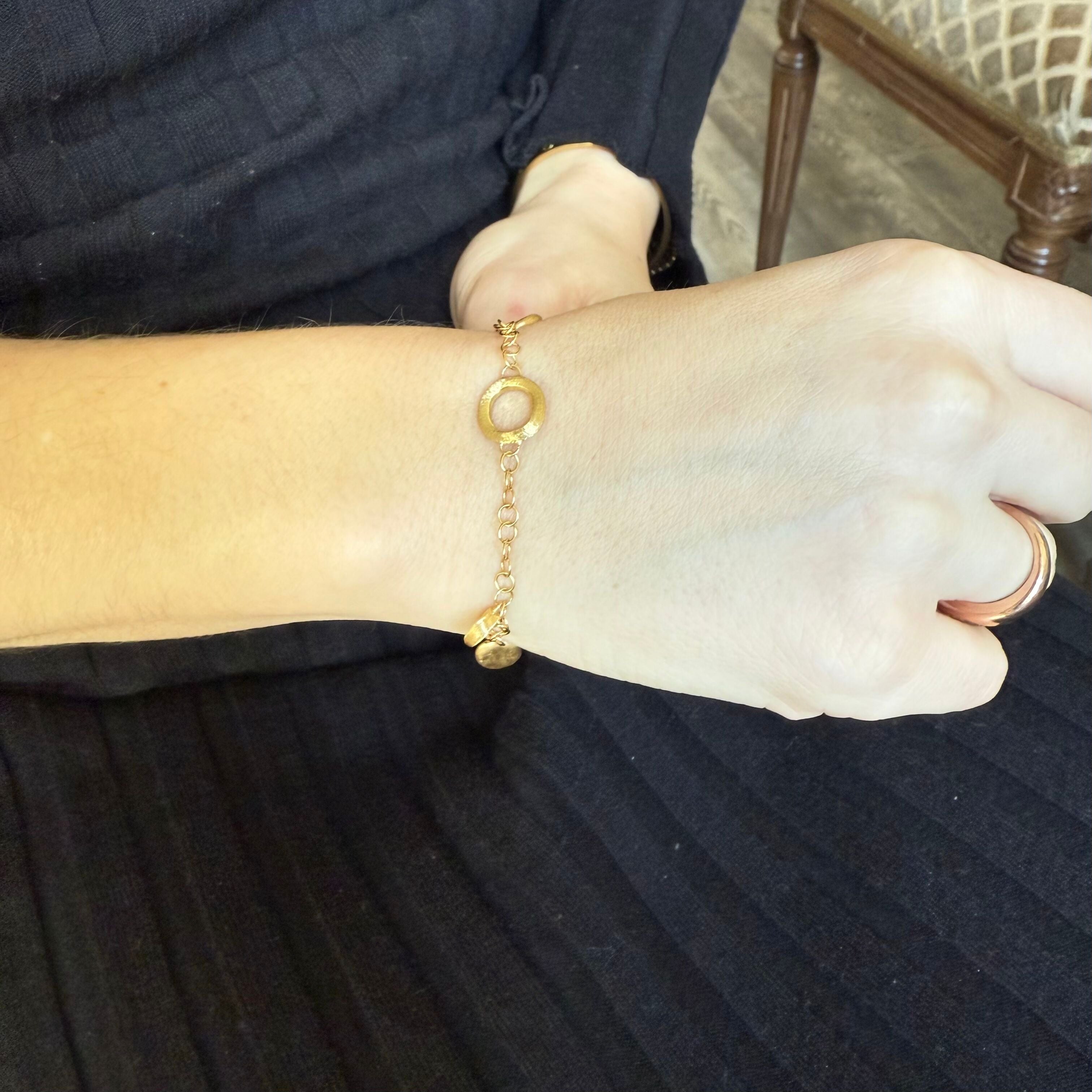 Marco Bicego Jaipur 18K Gold Charm Bracelet