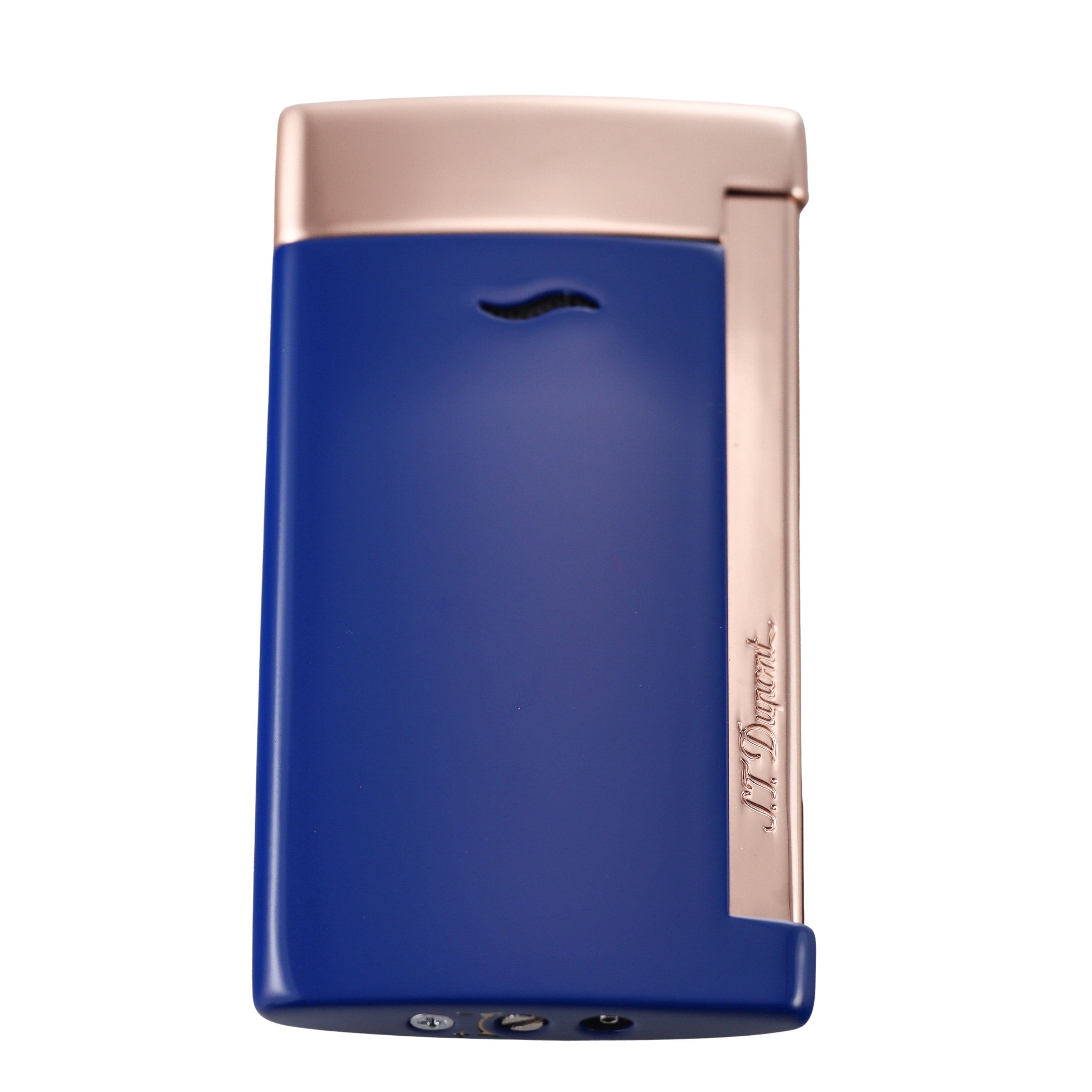 S.T. Dupont Slim 7 Blue & Pink Gold Finish Lighter 027773