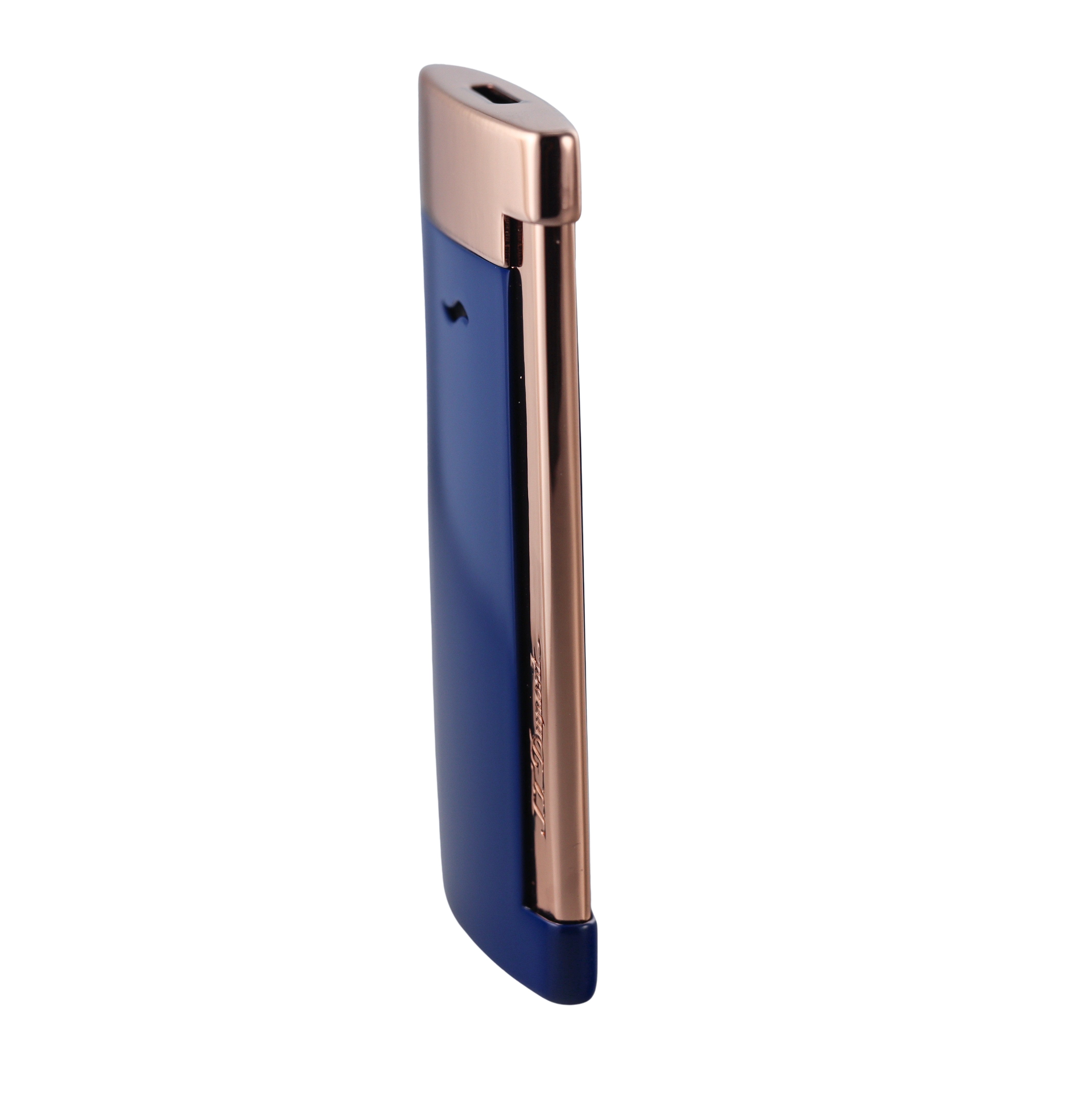 S.T. Dupont Slim 7 Blue & Pink Gold Finish Lighter 027773