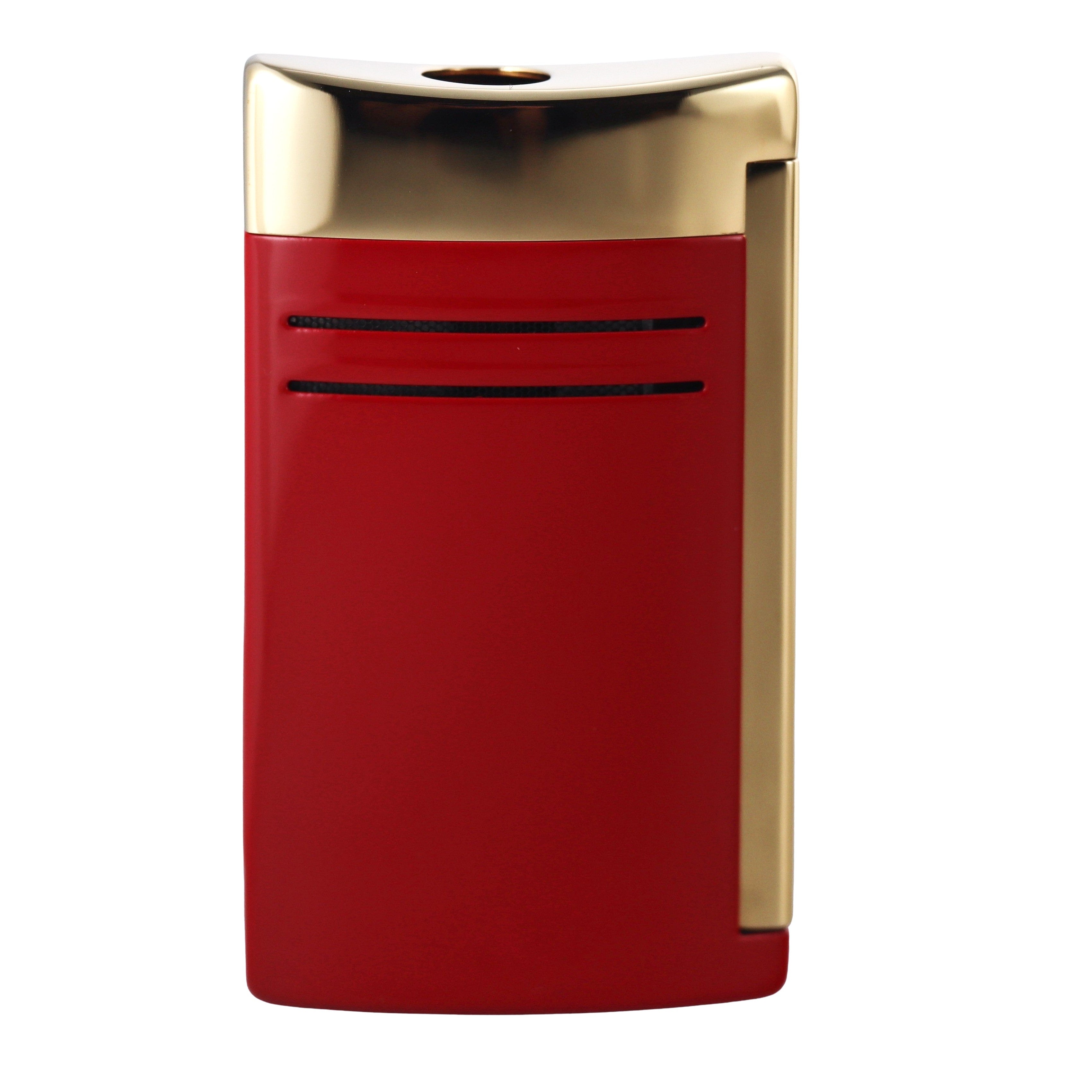 S.T. Dupont Maxijet Burgundy and Gold Lighter 020174