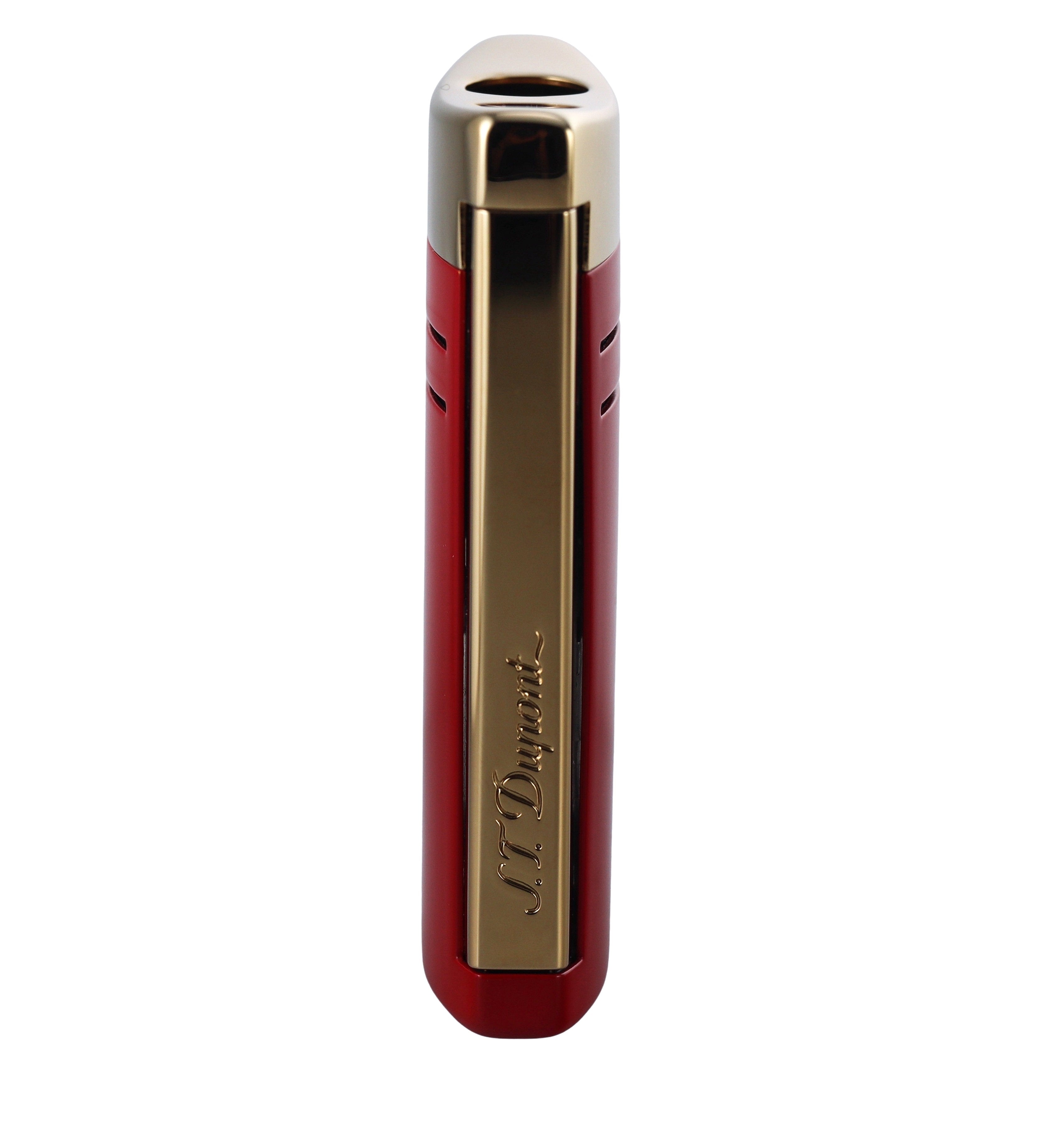 S.T. Dupont Maxijet Burgundy and Gold Lighter 020174