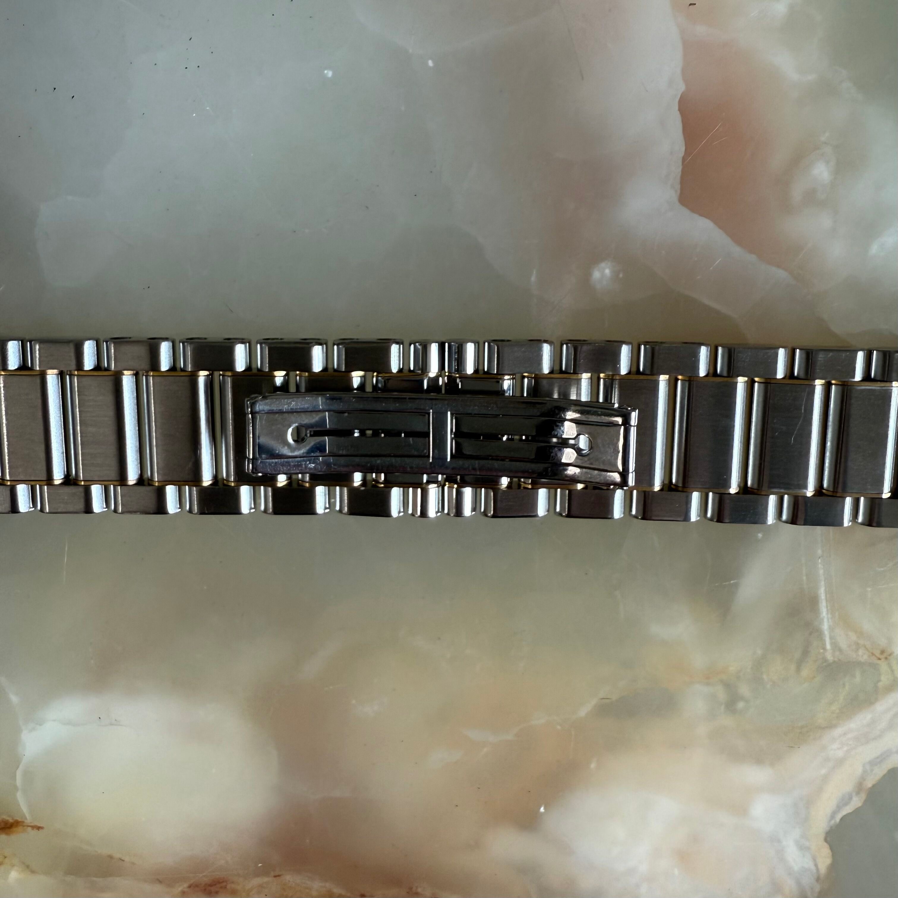 Authentic Girard Perregaux 7000 Steel Gold Watch Bracelet 20mm