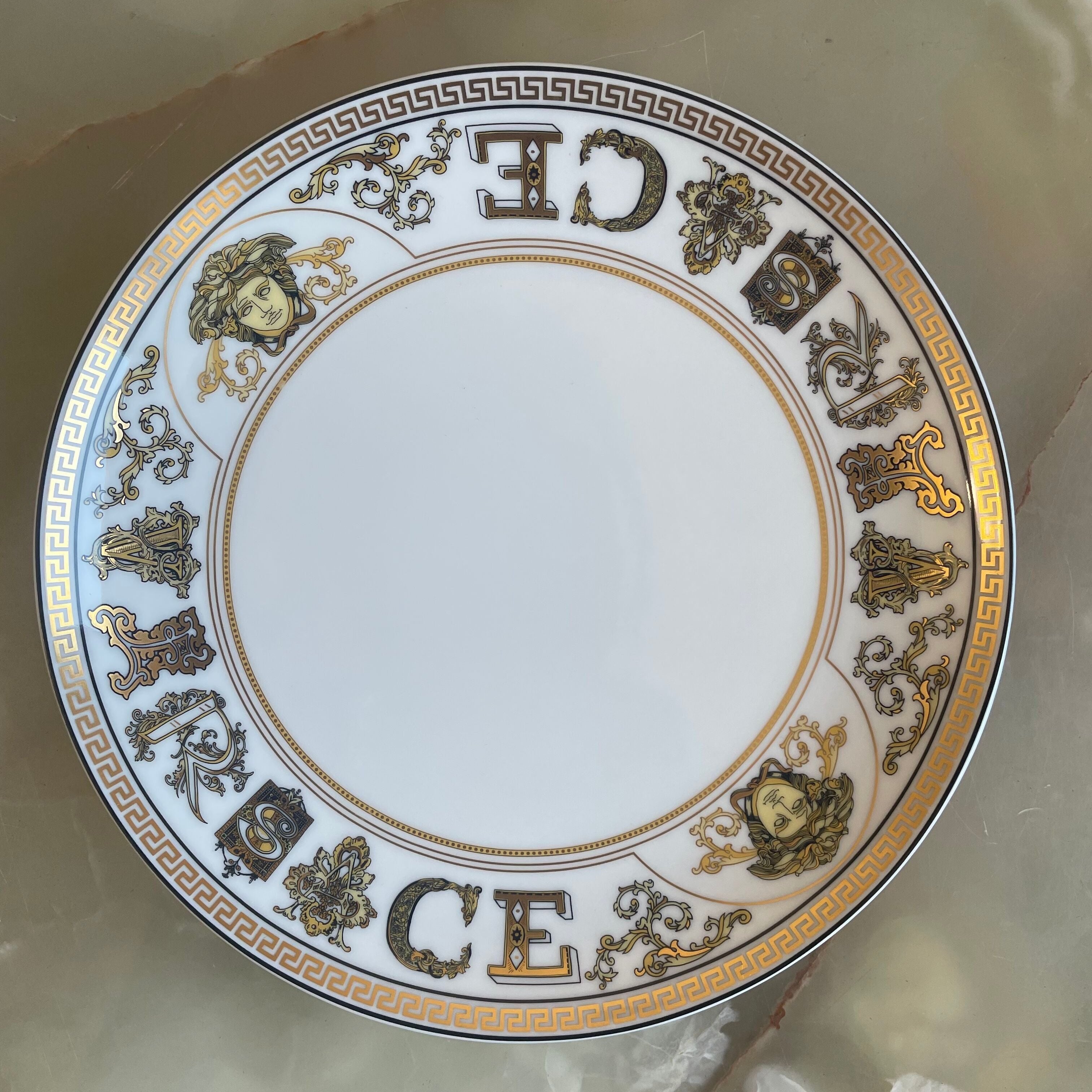 Versace by Rosenthal Virtus Gala White Salad Plate 10221