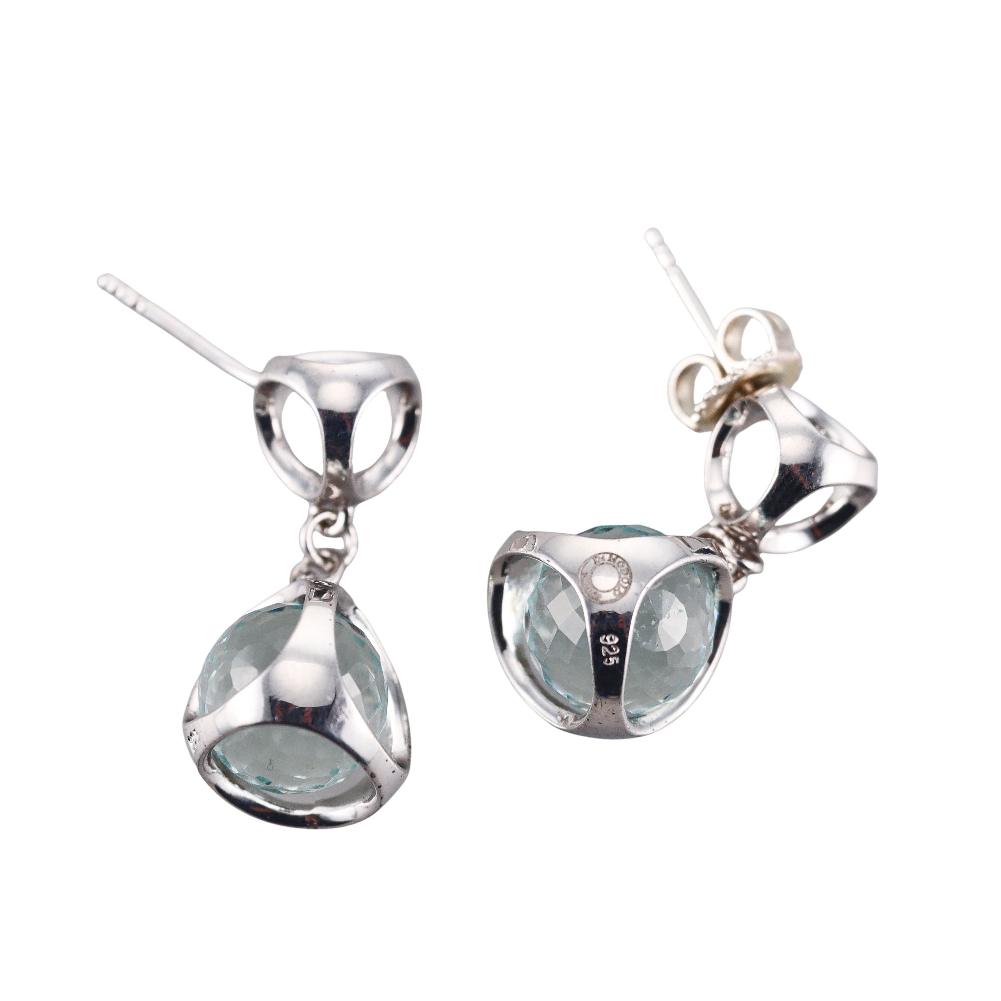 Di Modolo Icona Sterling Silver Blue Topaz Drop Earrings