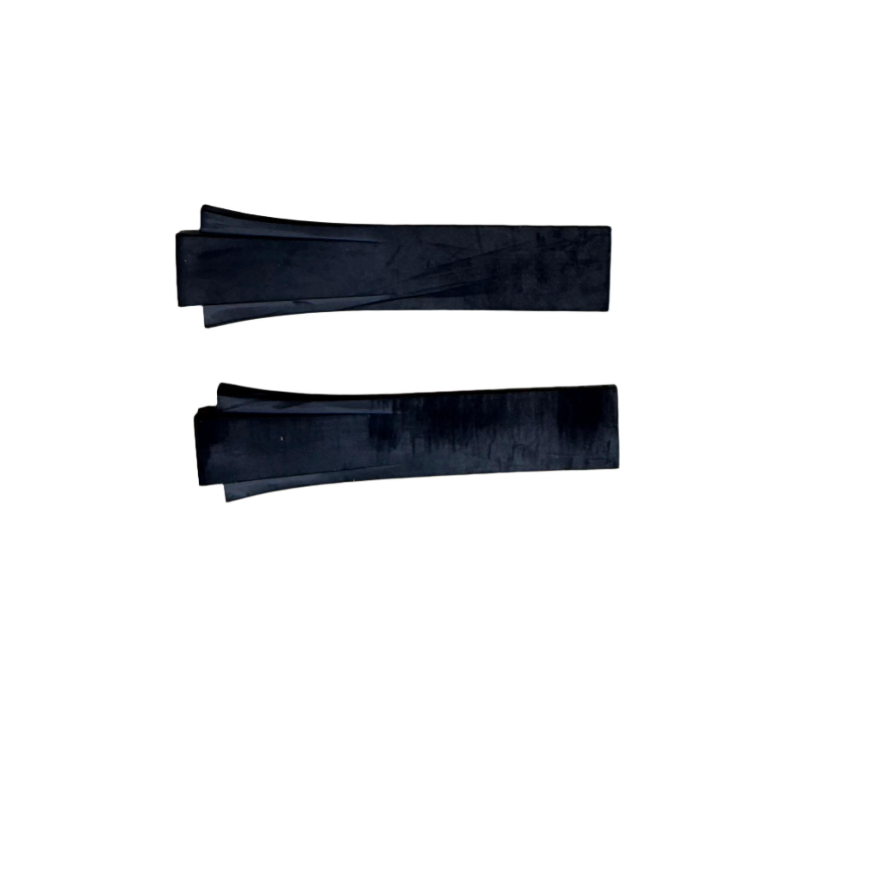 Authentic Girard Perregaux Laureato Black Rubber Watch Strap Band 26mm