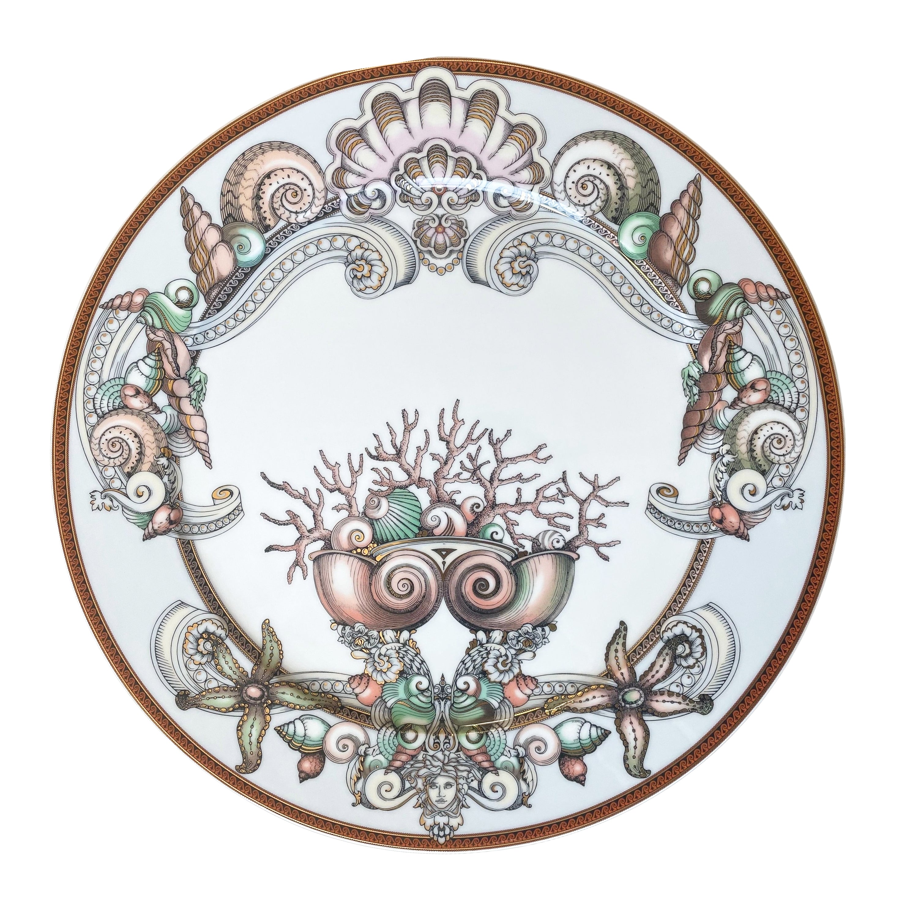 Versace by Rosenthal Etoiles De La Mer Purple Service Plate 10263