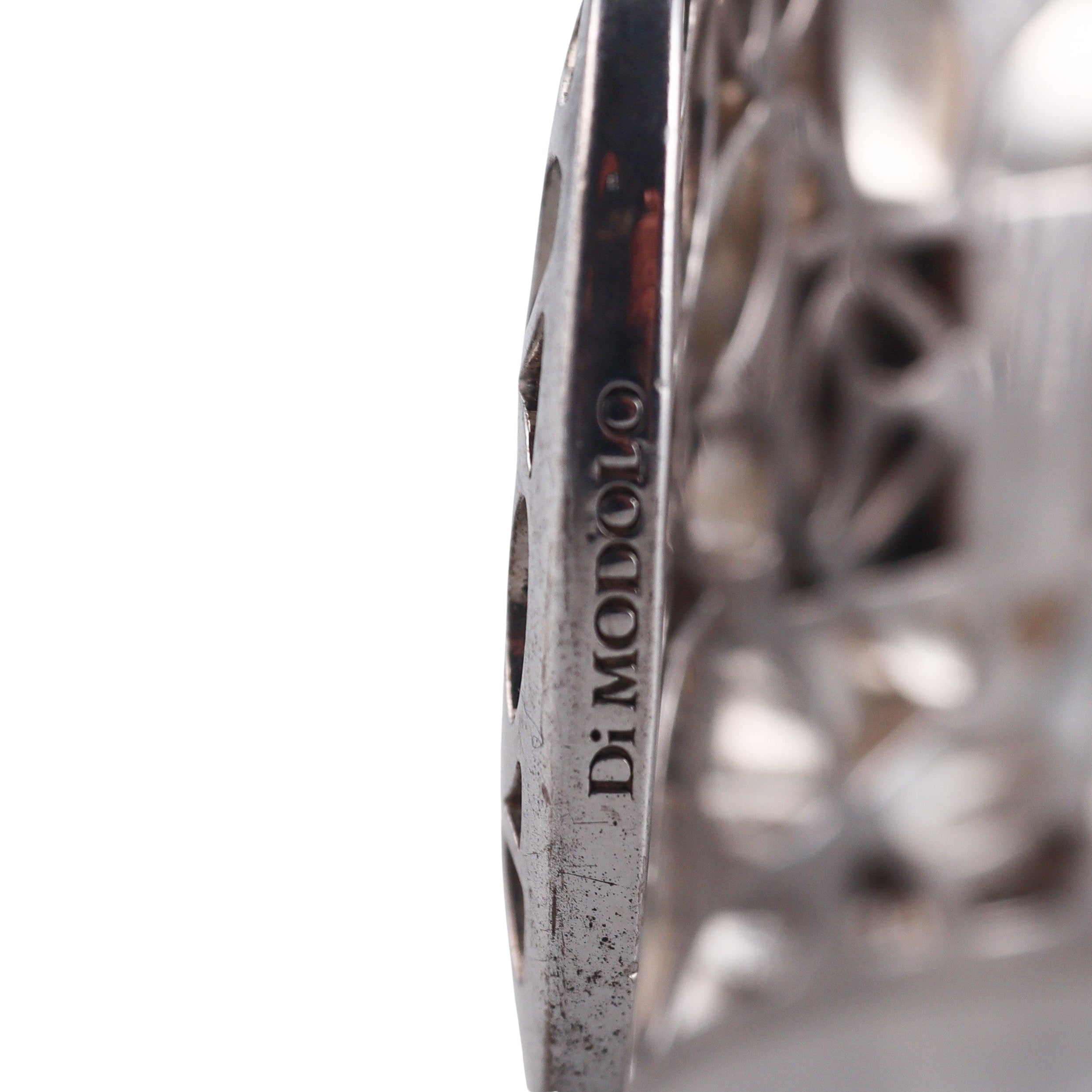 Di Modolo Sterling Silver Crystal Cuff Bracelet
