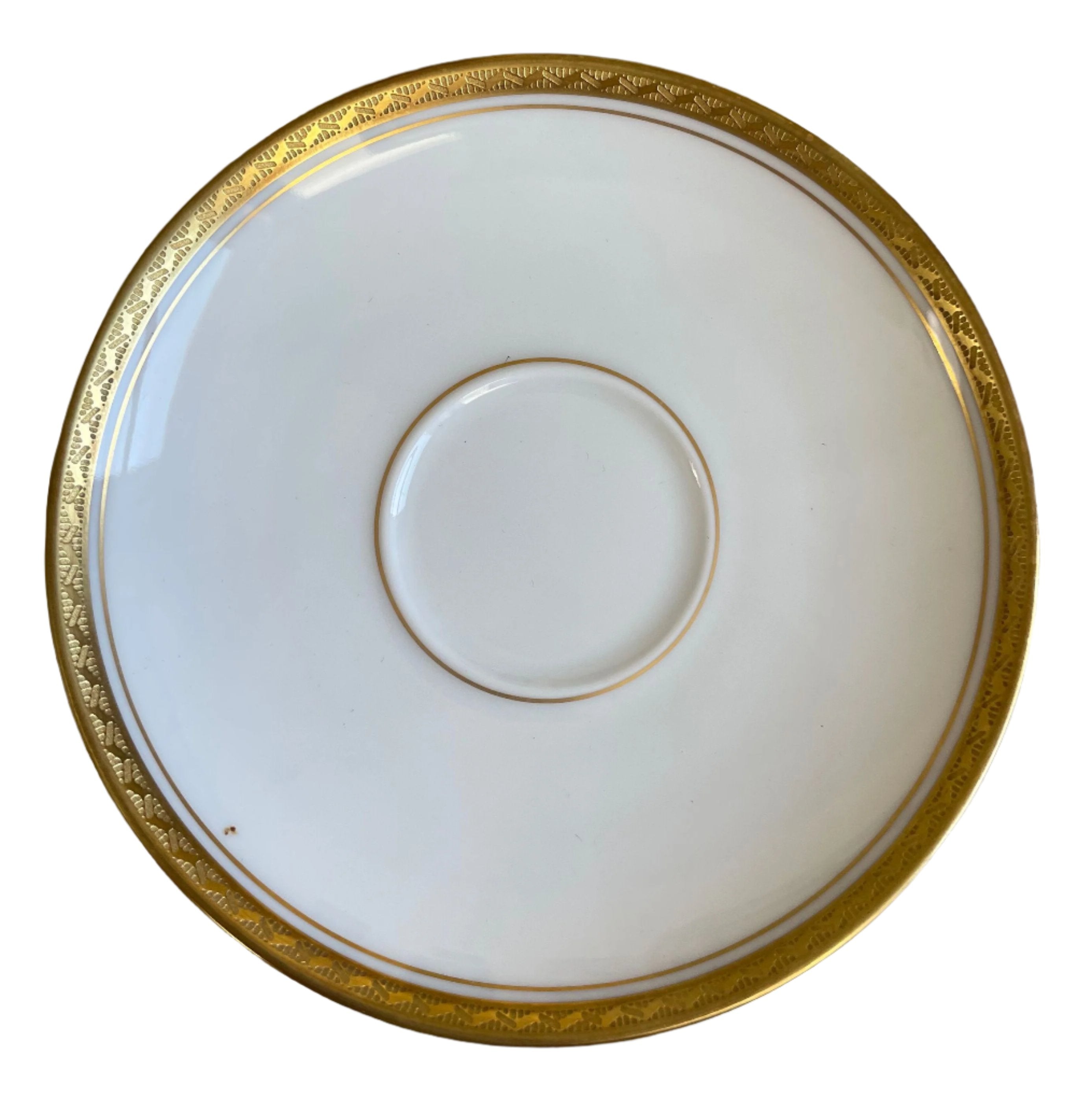 Versace by Rosenthal Classic White Espresso Cup and Saucer