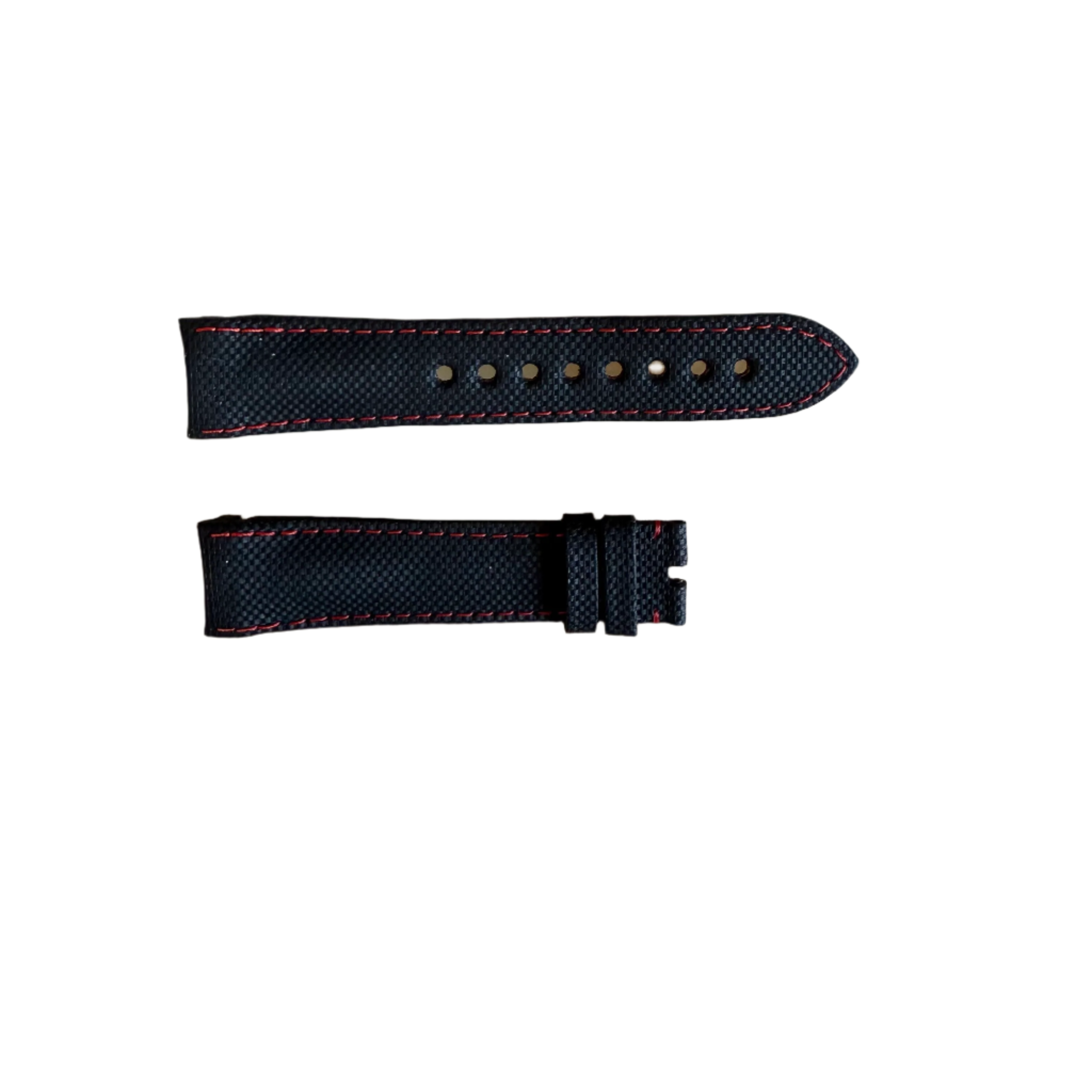Authentic Glashutte Black Texture Leather Mad Max Matrix Watch Strap Band 20mm