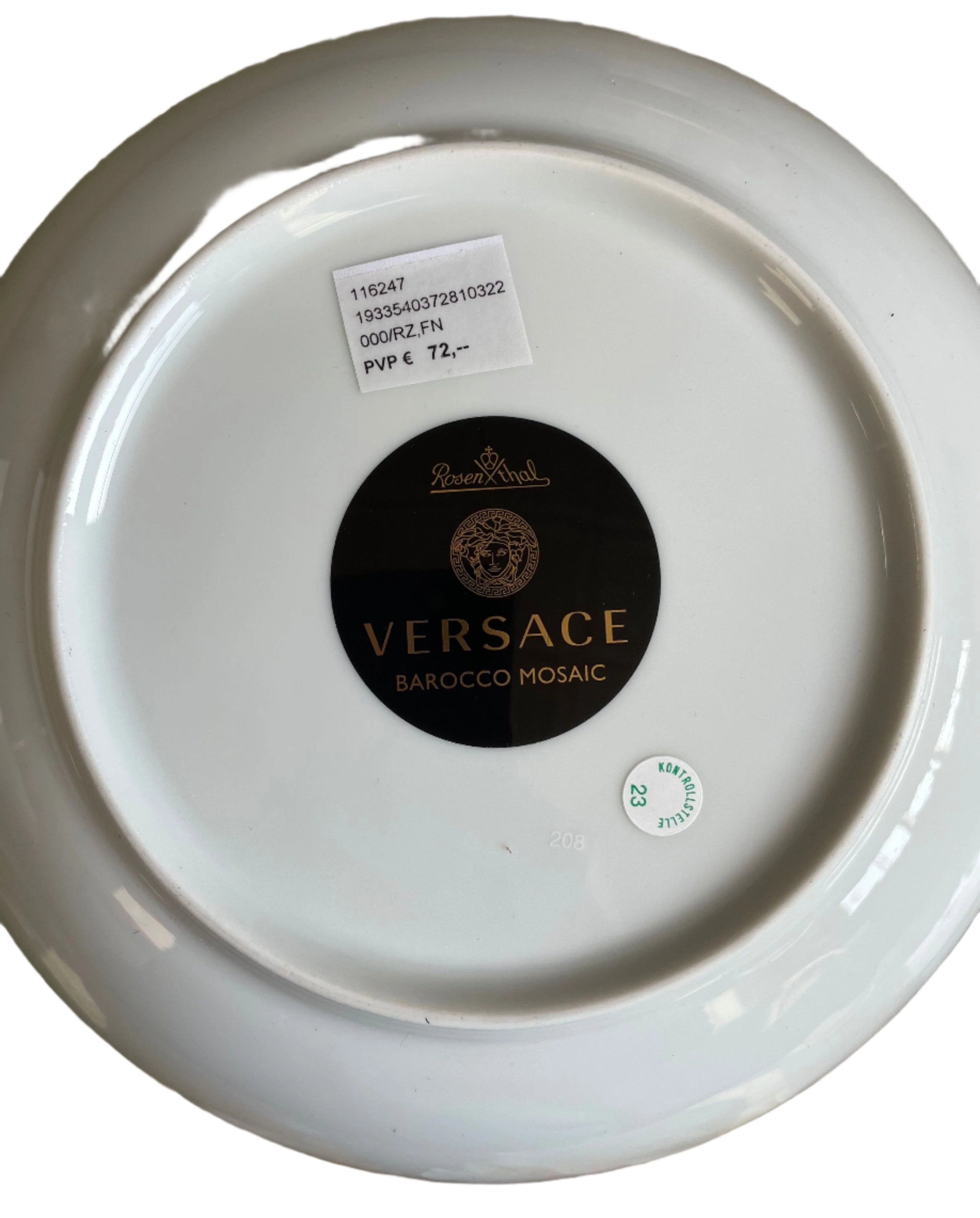 Versace by Rosenthal Barocco Mosaic Soup Plate 116247