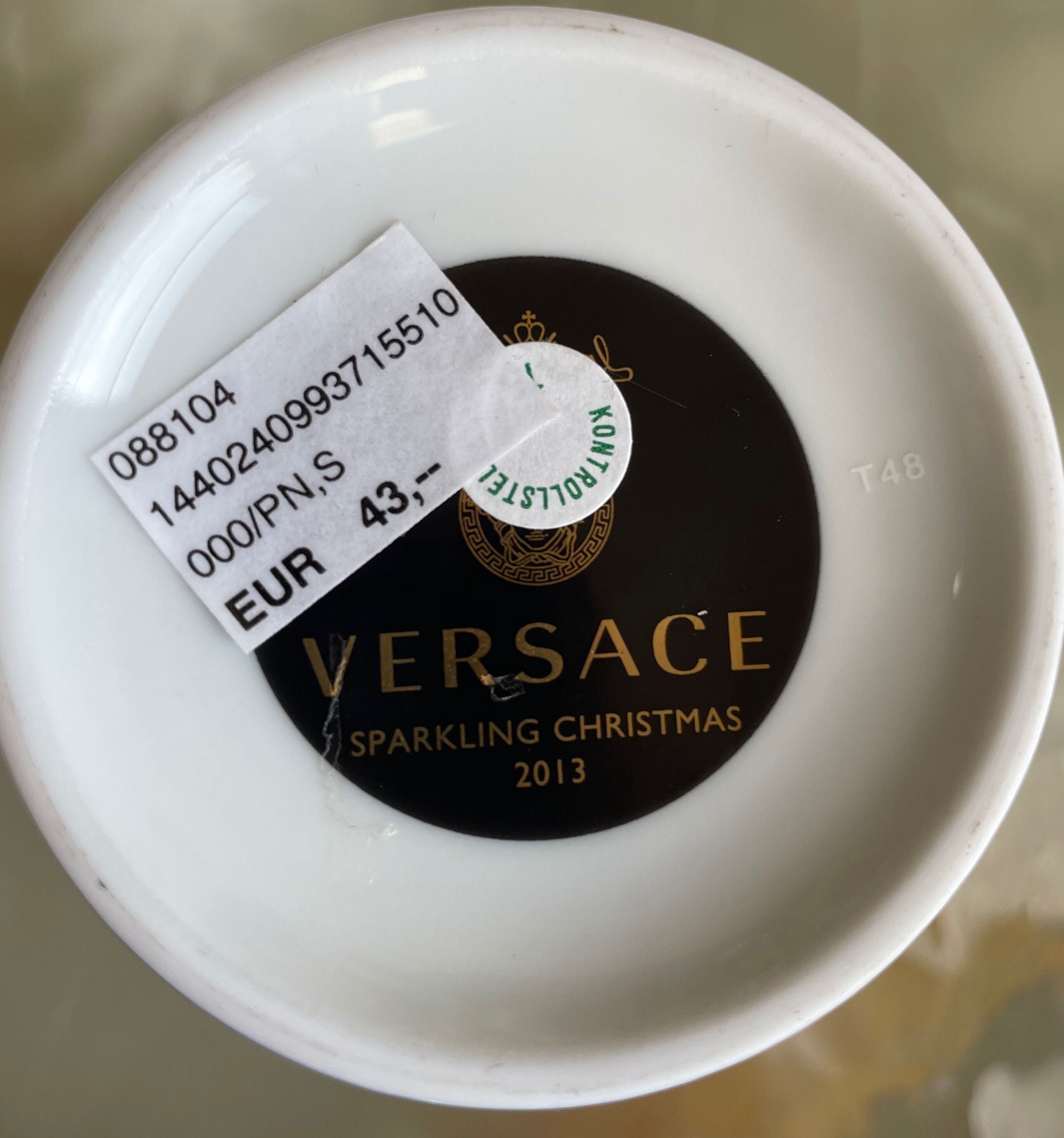 Versace by Rosenthal Sparkling Christmas 2013 Mug Without Handle 088104