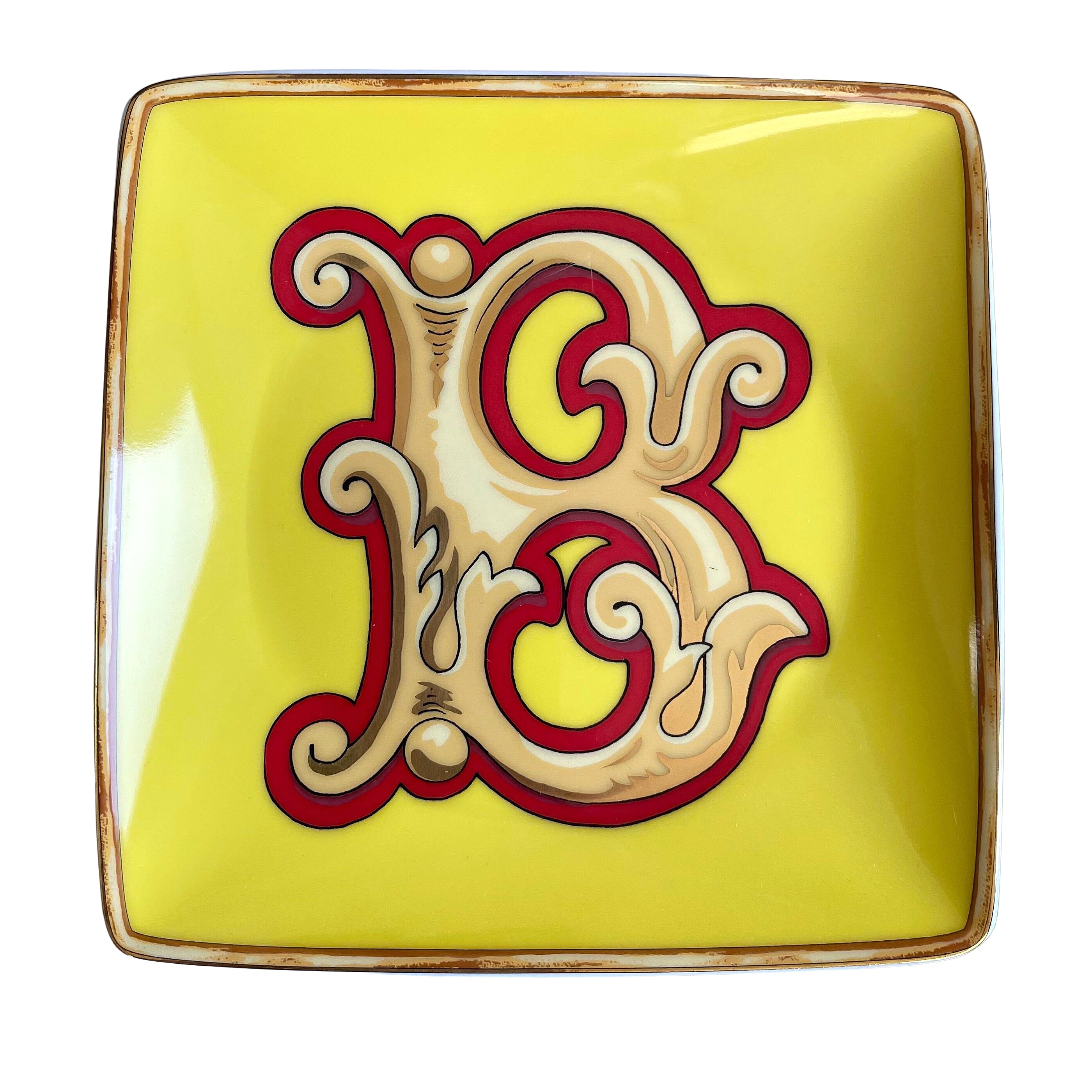 Versace by Rosenthal Holiday Alphabet Tray 12cm 114451