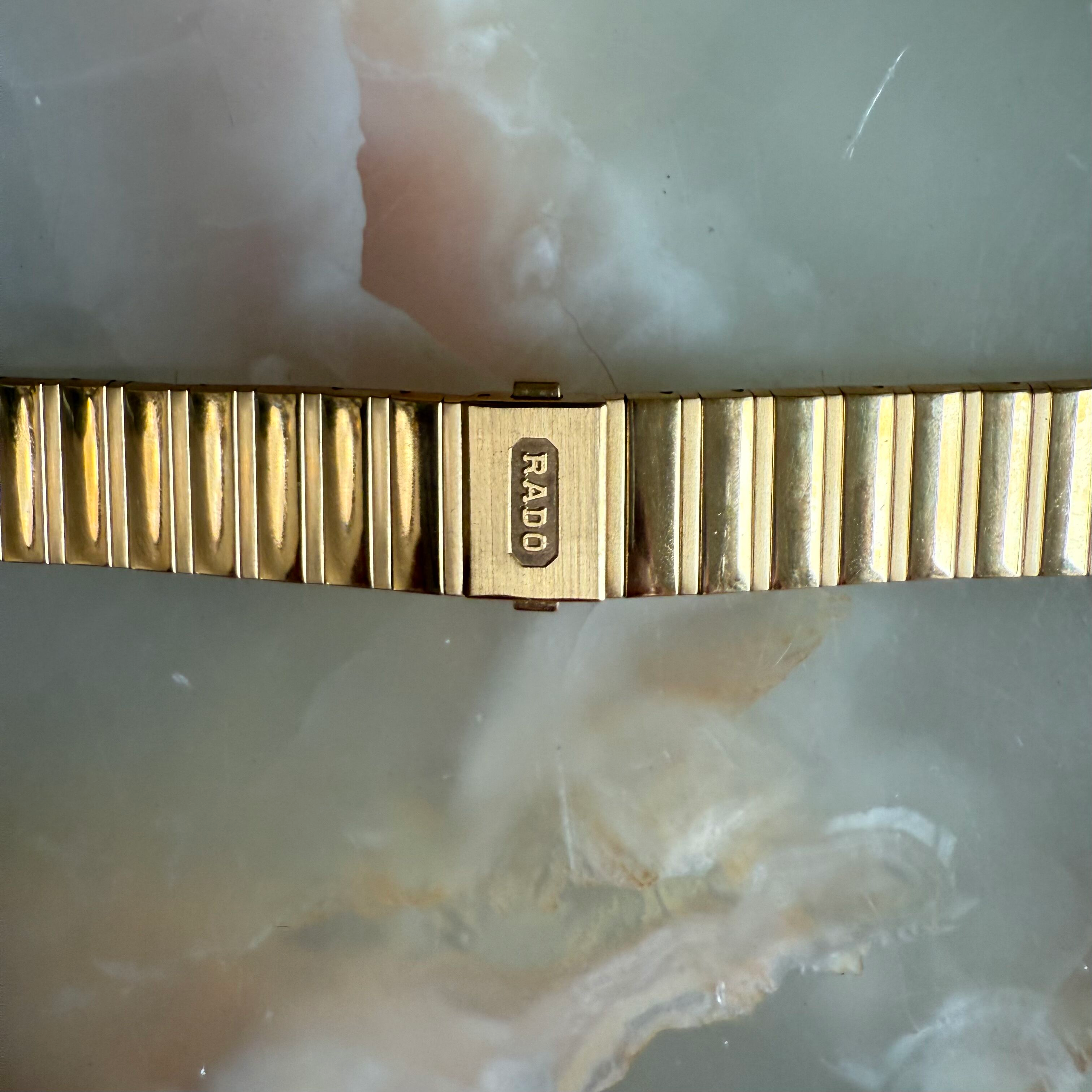 Authentic RADO Gold Stainless Steel Watch Bracelet 24mm 03079
