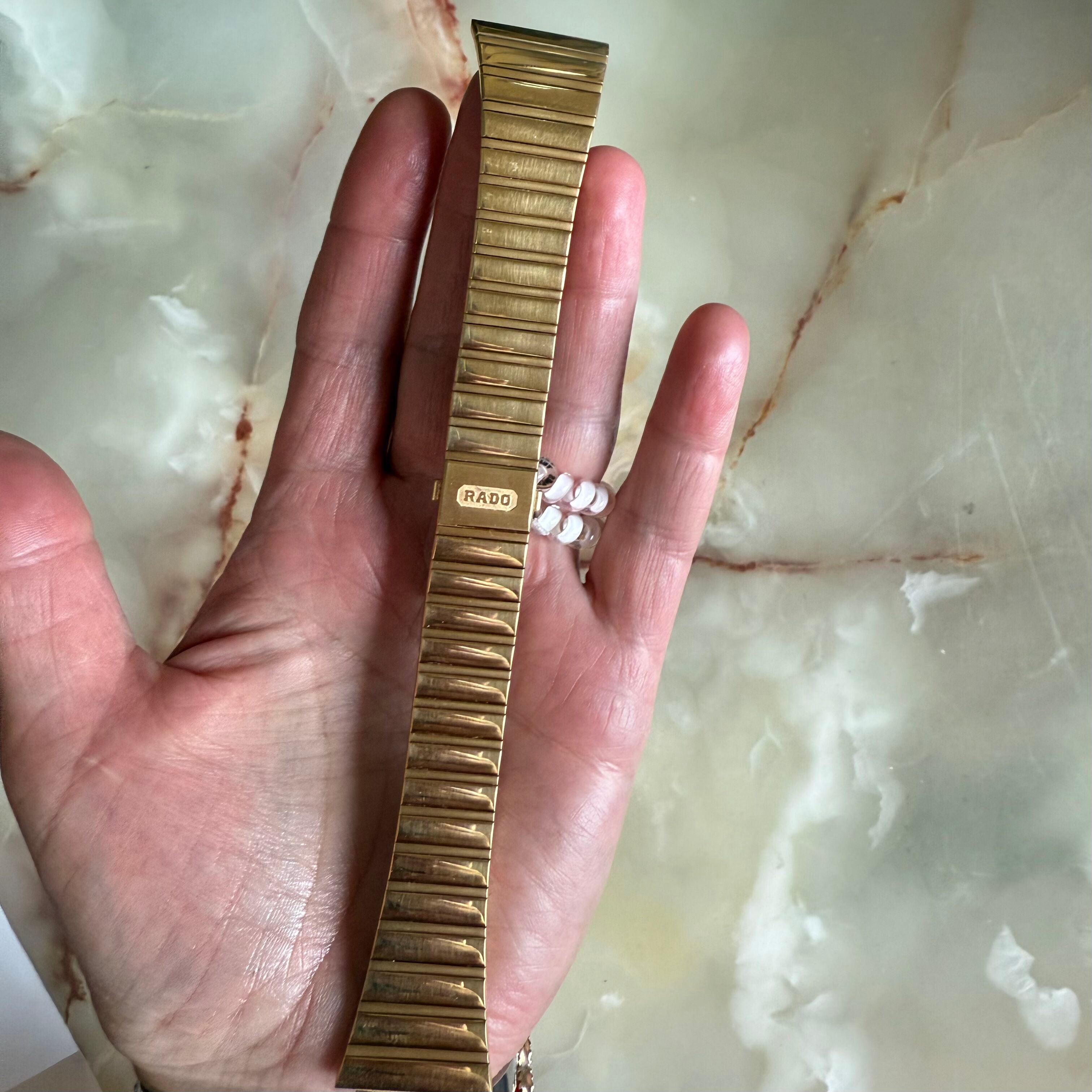 Authentic RADO Gold Stainless Steel Watch Bracelet 24mm 03079
