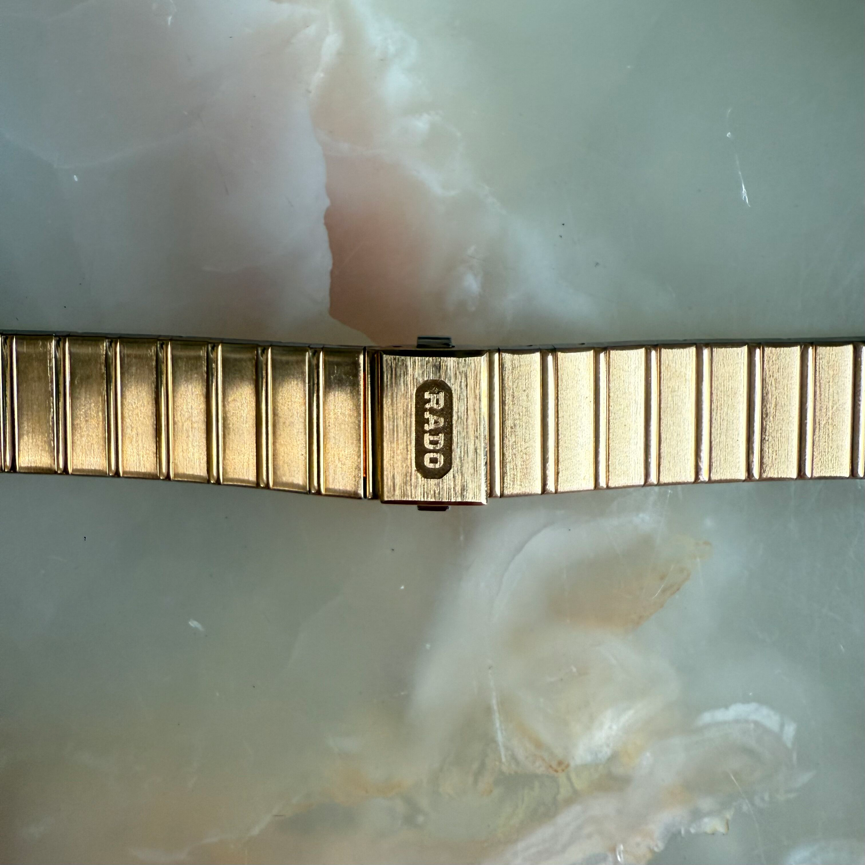 Authentic RADO Gold Steel Watch Bracelet 21mm 04857
