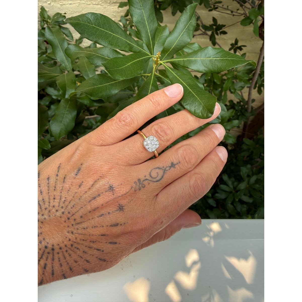 Pomellato Nudo 18k Gold Diamond Ring