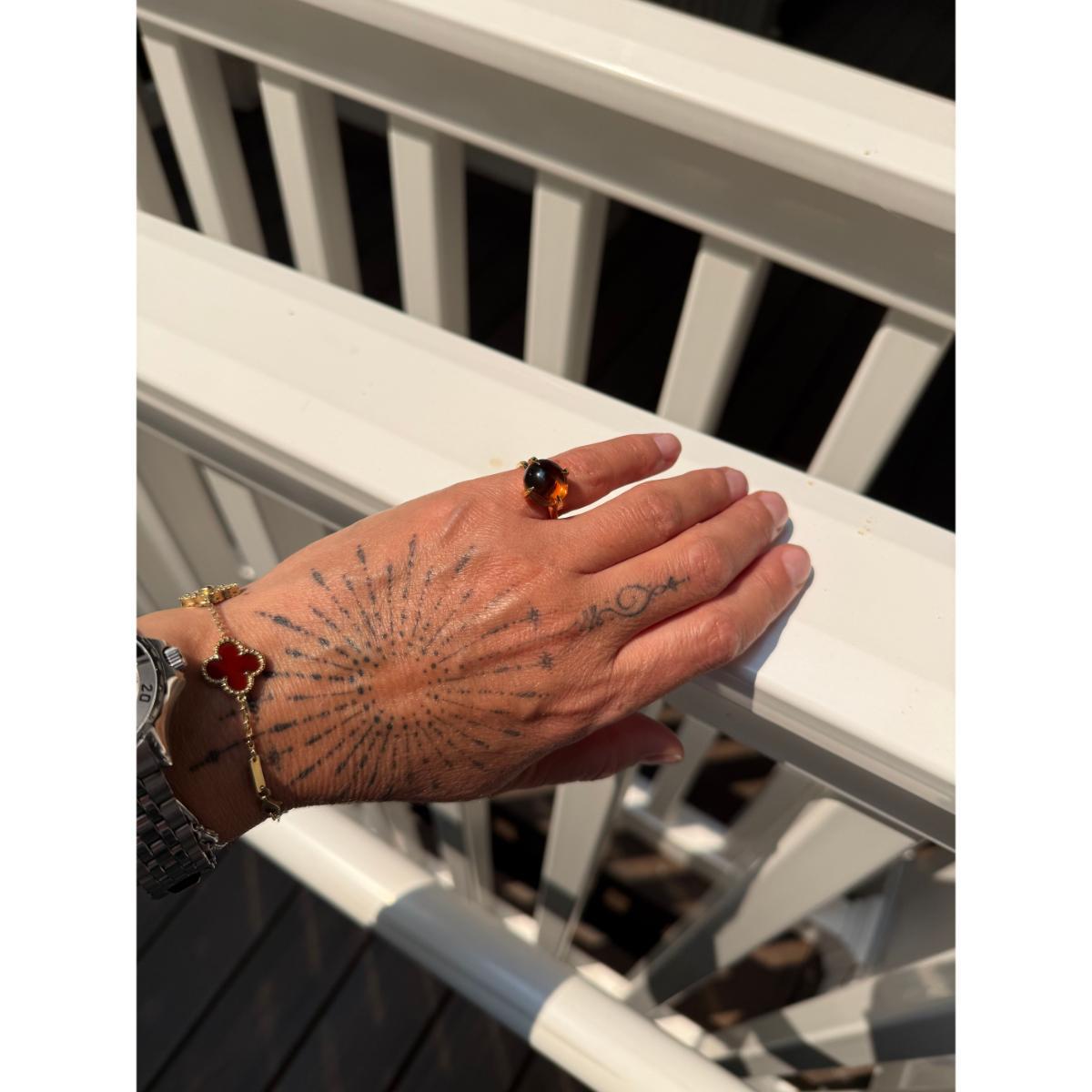 Pomellato Veleno 18K Gold Madeira Citrine Ring