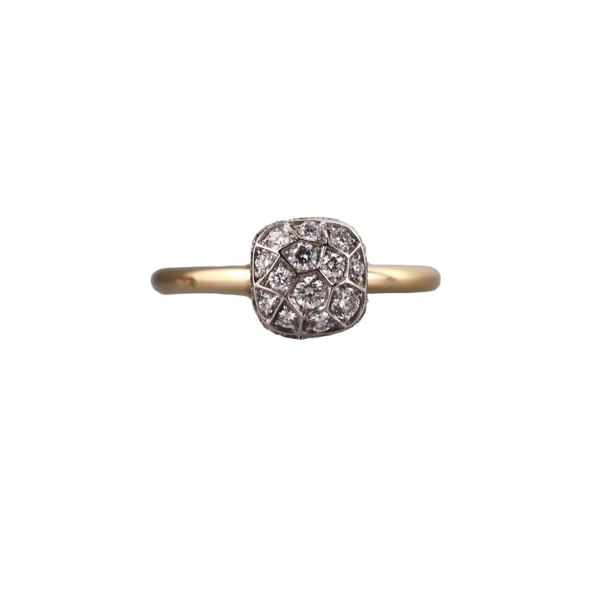 Pomellato Nudo 18k Gold Diamond Ring