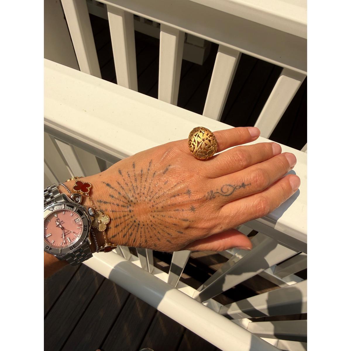 Pomellato Arabesque 18k Rose Gold Dome Ring