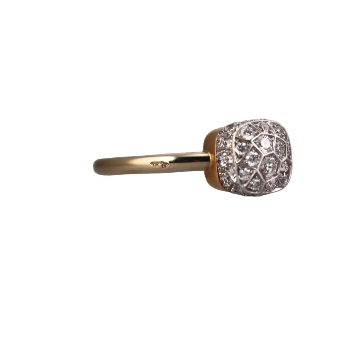 Pomellato Nudo 18k Gold Diamond Ring
