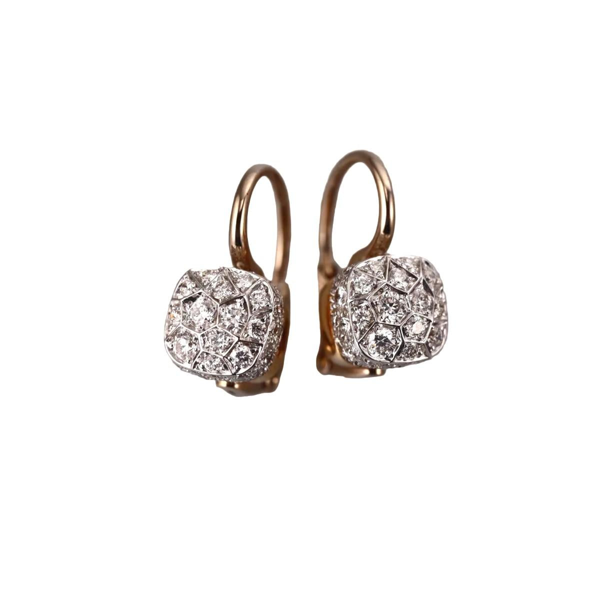 Pomellato Nudo 18k Diamond Earrings